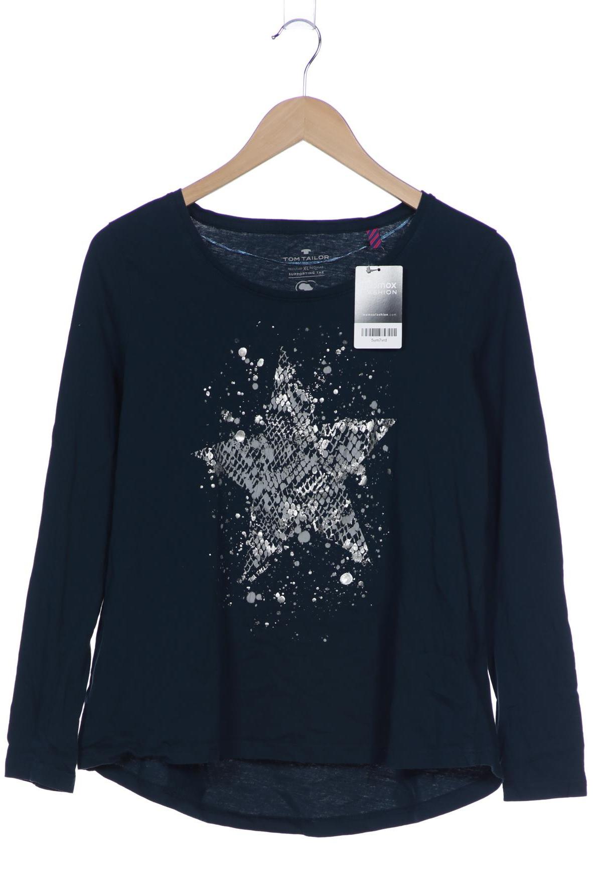 

Tom Tailor Damen Langarmshirt, marineblau, Gr. 44