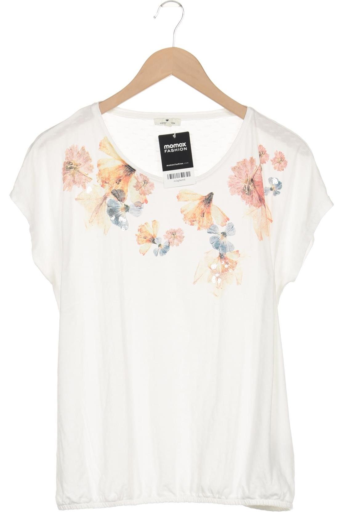 

Tom Tailor Damen T-Shirt, weiß, Gr. 42