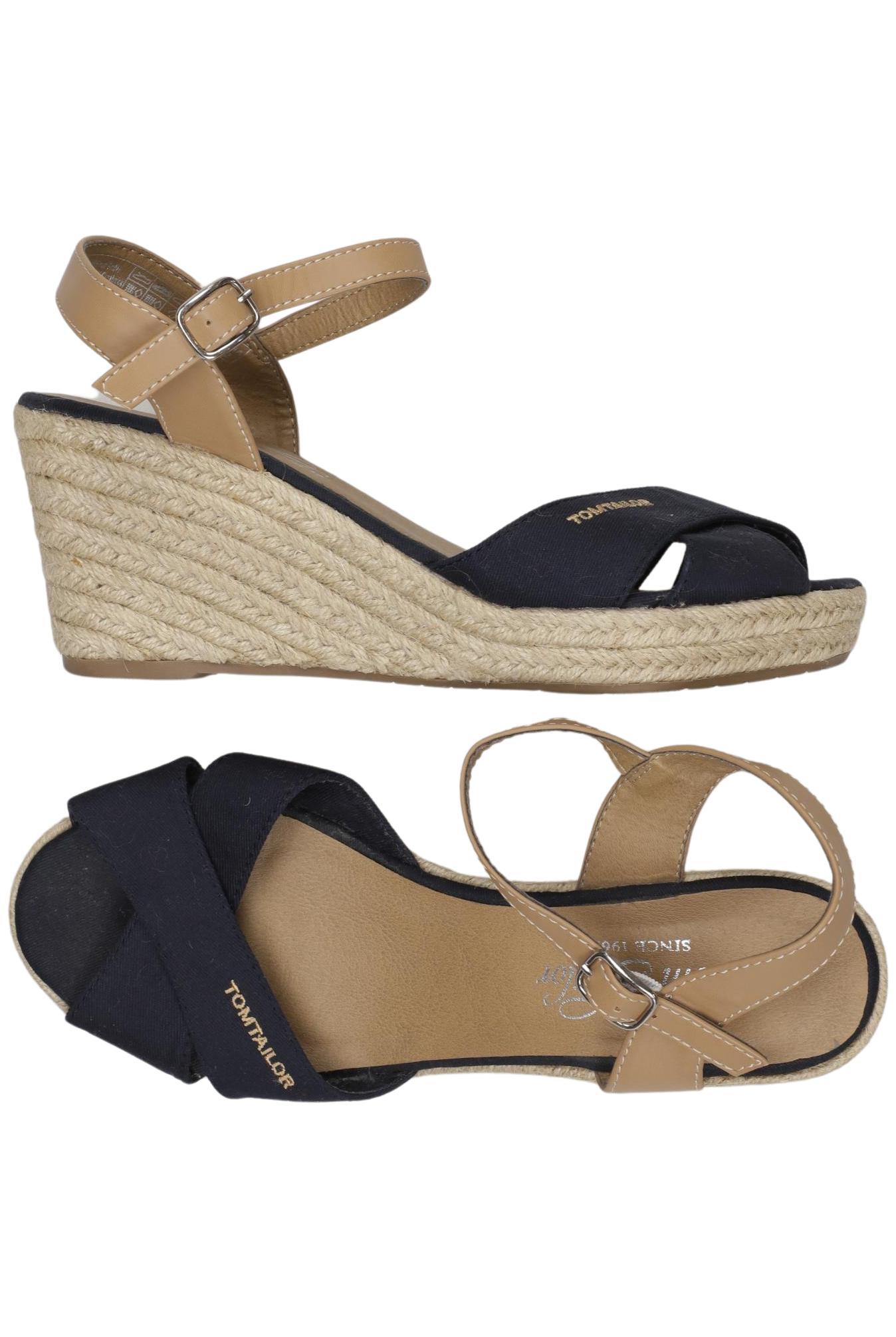 

Tom Tailor Damen Sandale, marineblau, Gr. 39