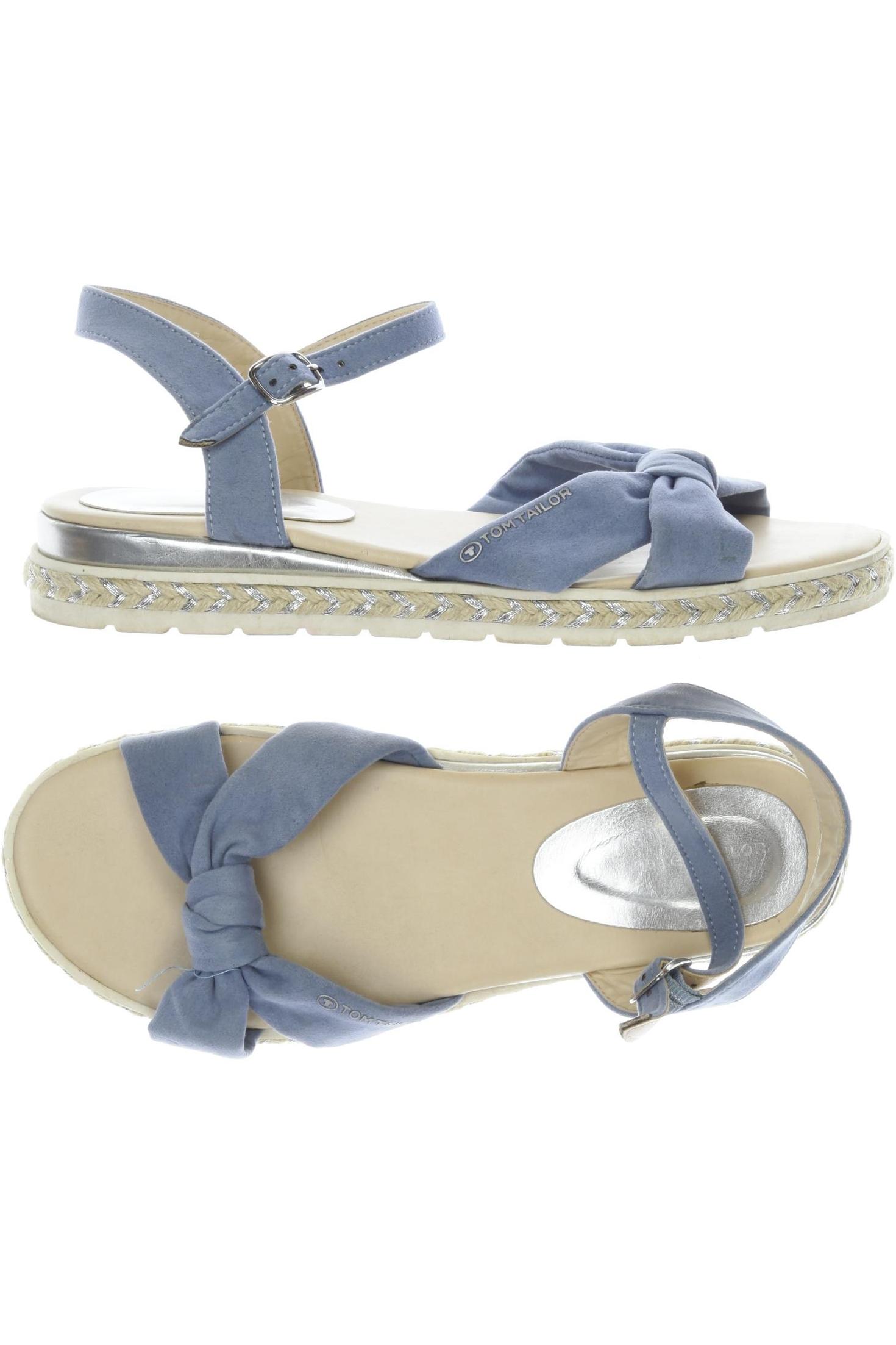 

Tom Tailor Damen Sandale, hellblau, Gr. 41