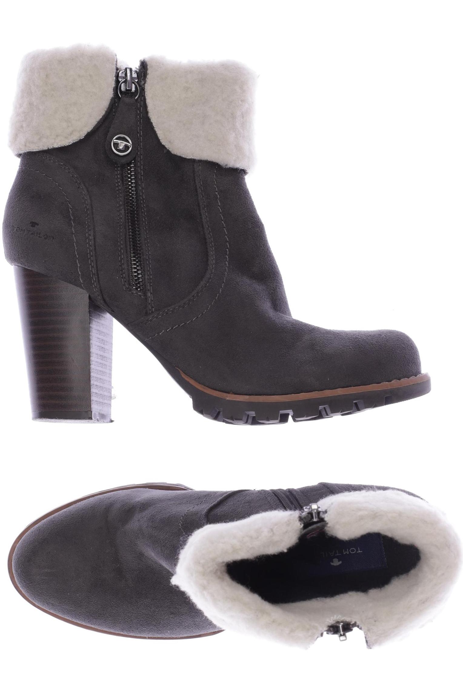 

Tom Tailor Damen Stiefelette, grau