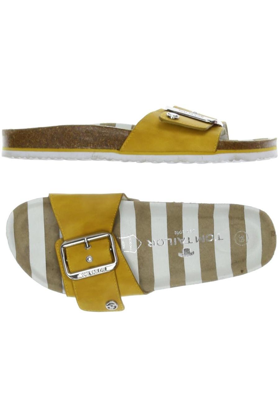 

Tom Tailor Damen Sandale, gelb, Gr. 39