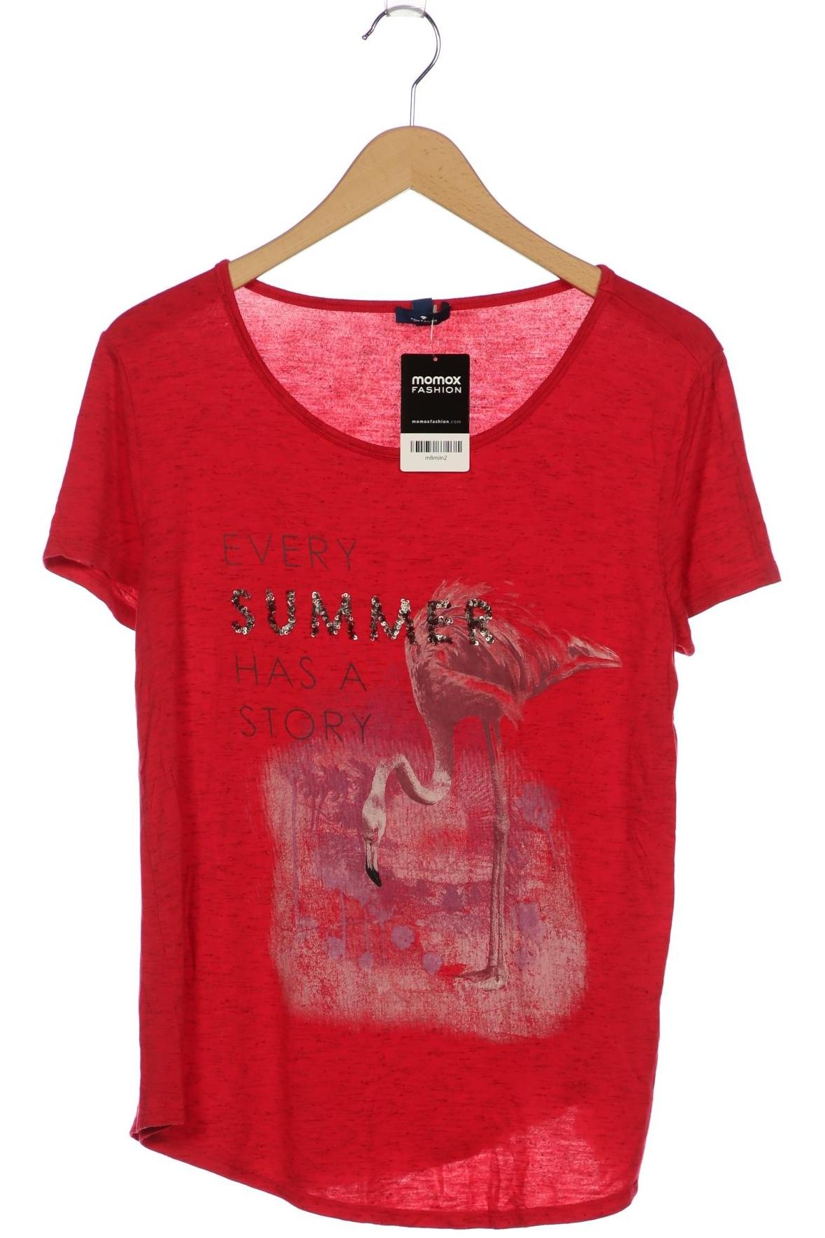 

Tom Tailor Damen T-Shirt, rot, Gr. 42