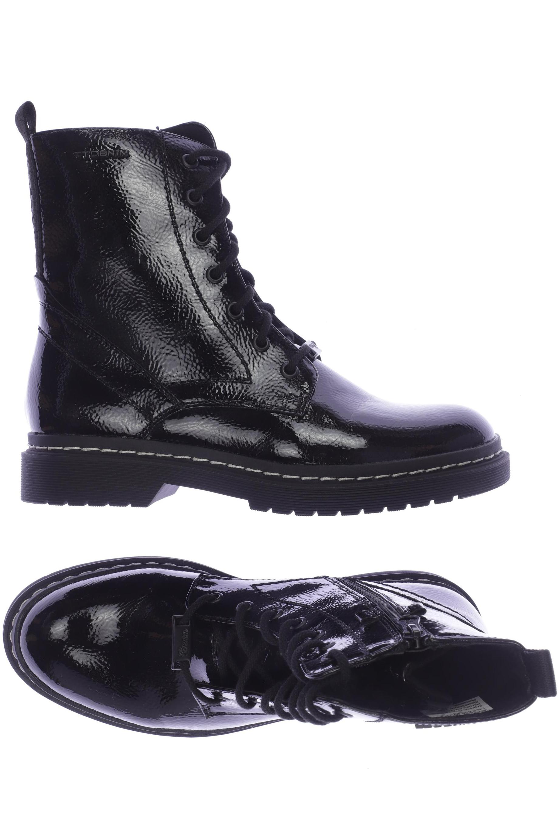 

Tom Tailor Damen Stiefelette, schwarz