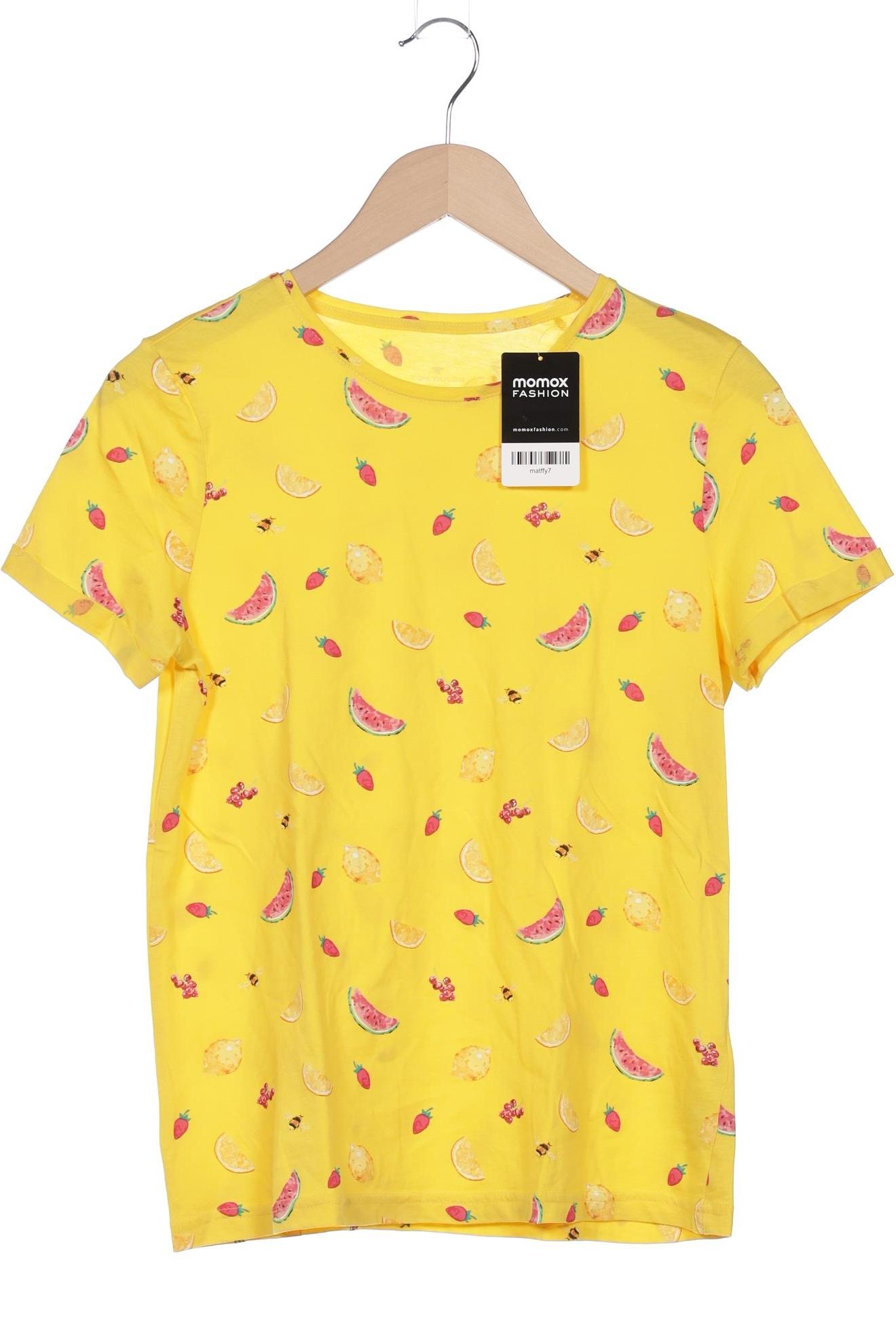 

Tom Tailor Damen T-Shirt, gelb, Gr. 36
