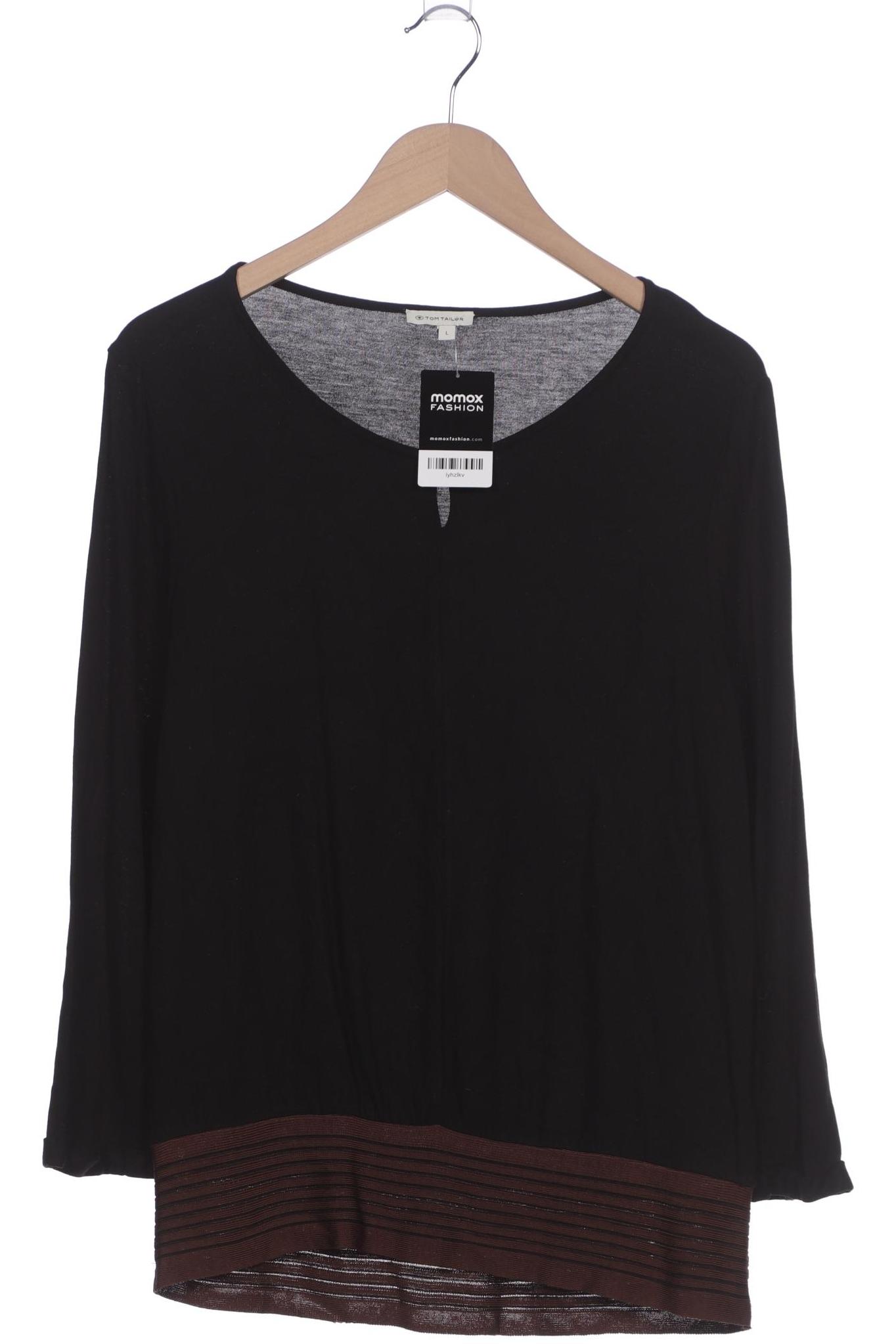 

Tom Tailor Damen Langarmshirt, schwarz, Gr. 42