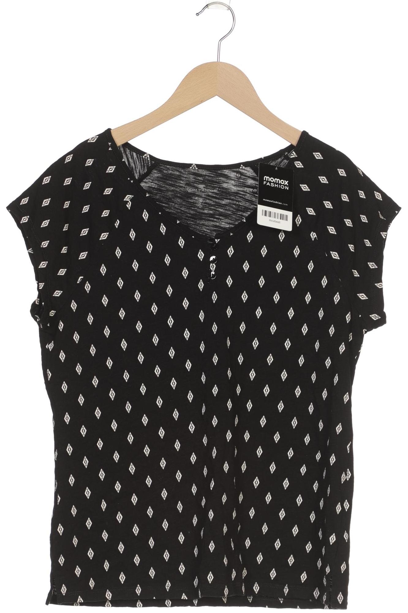 

Tom Tailor Damen T-Shirt, schwarz, Gr. 38