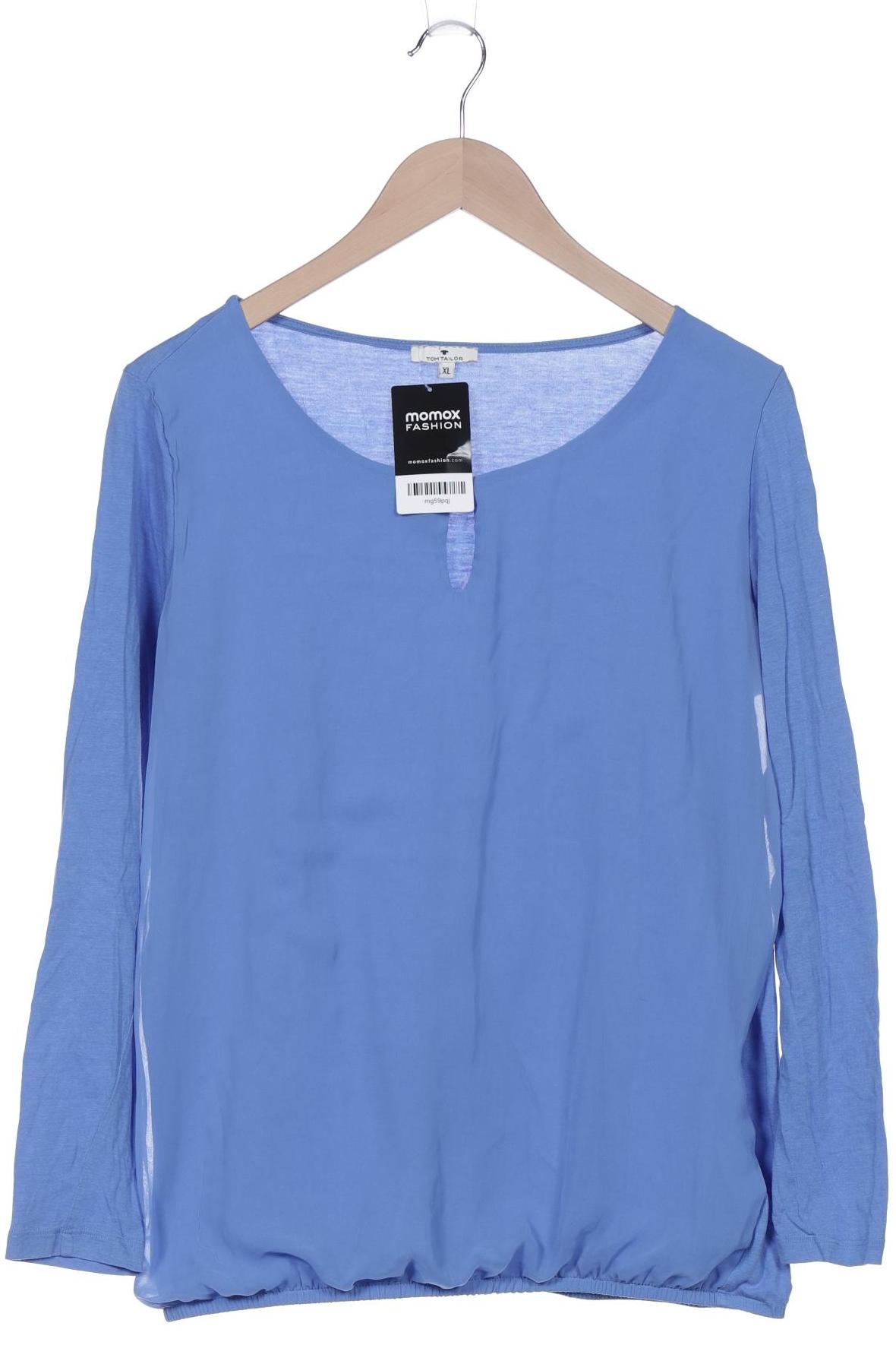 

Tom Tailor Damen Langarmshirt, blau, Gr. 44