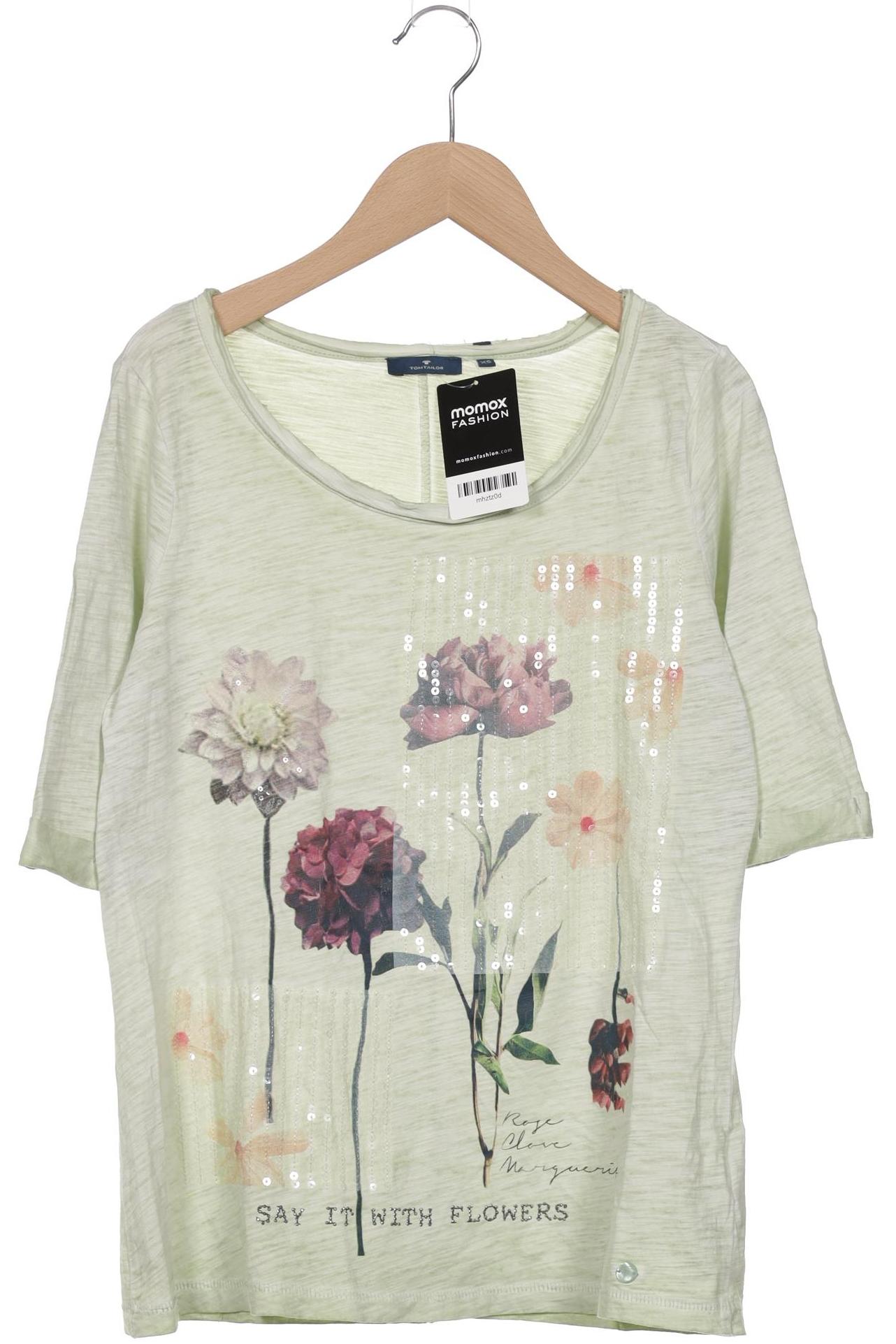 

Tom Tailor Damen Langarmshirt, hellgrün, Gr. 34