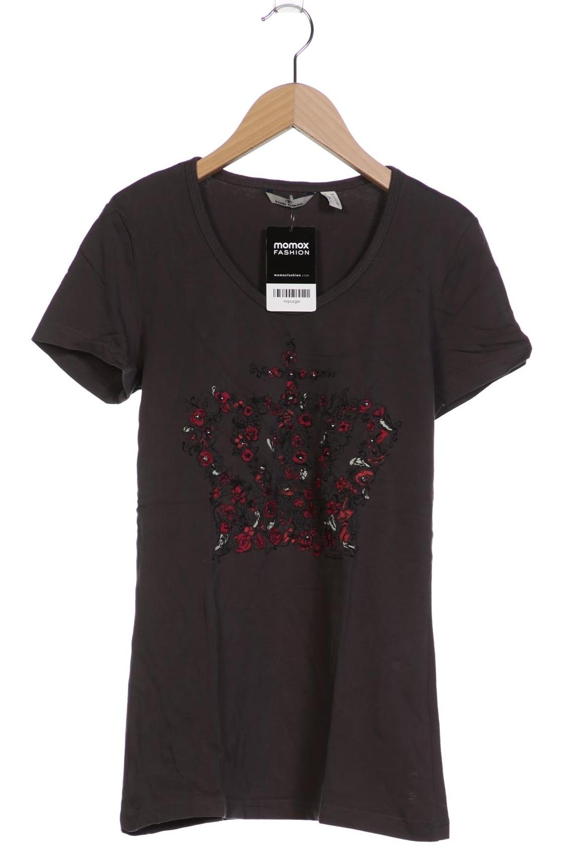 

Tom Tailor Damen T-Shirt, grau, Gr. 36