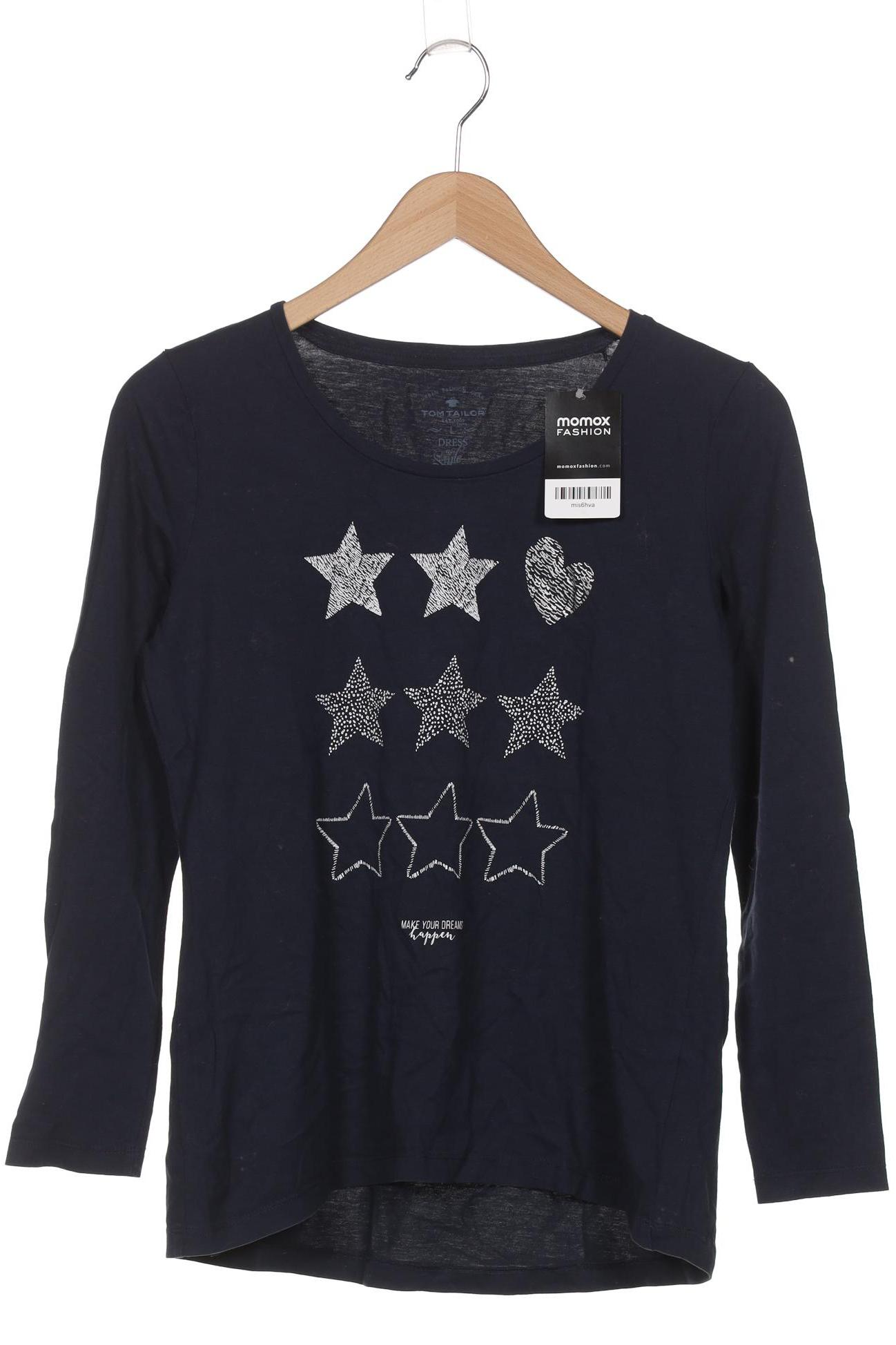 

Tom Tailor Damen Langarmshirt, marineblau, Gr. 42