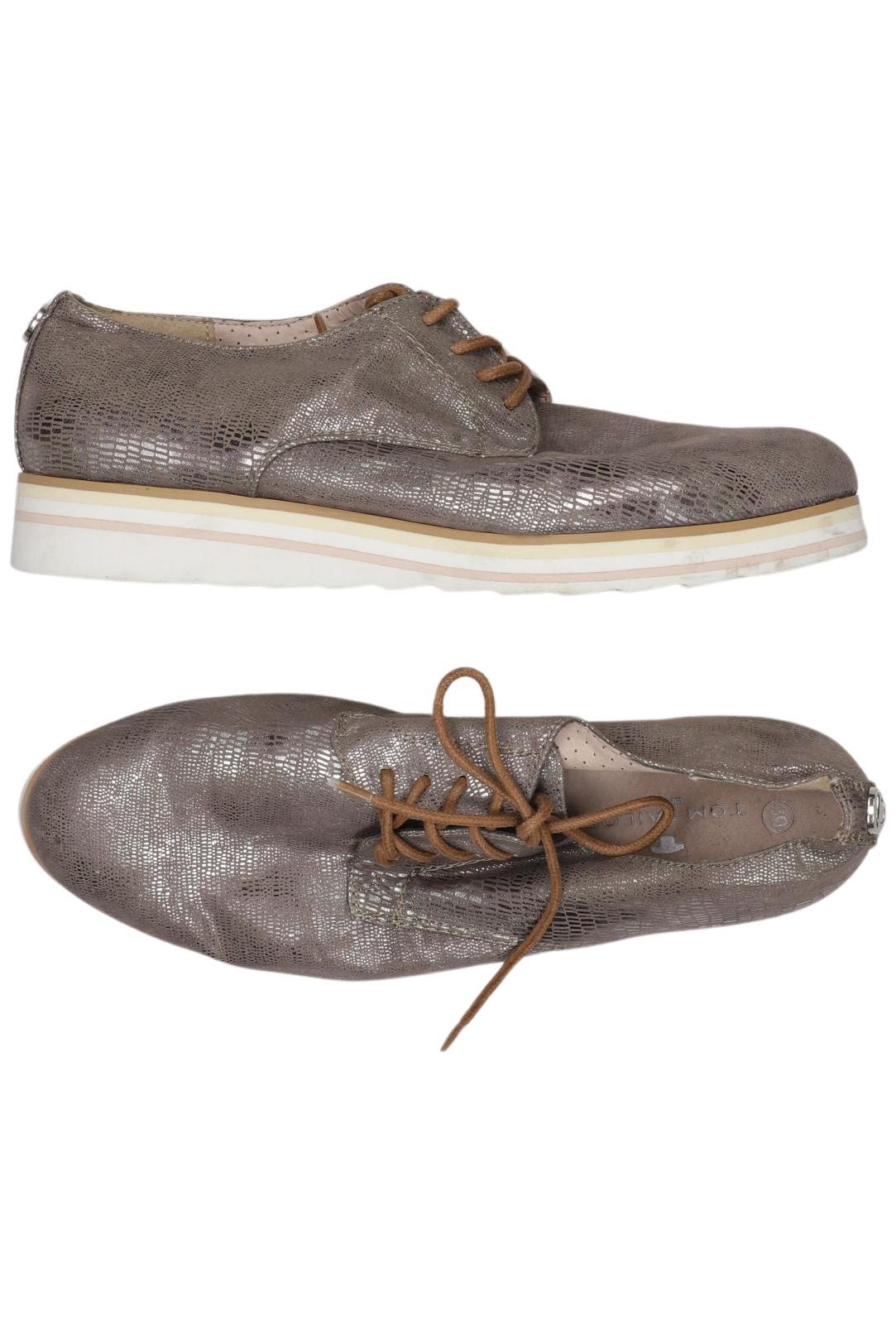 

Tom Tailor Damen Halbschuh, silber, Gr. 39