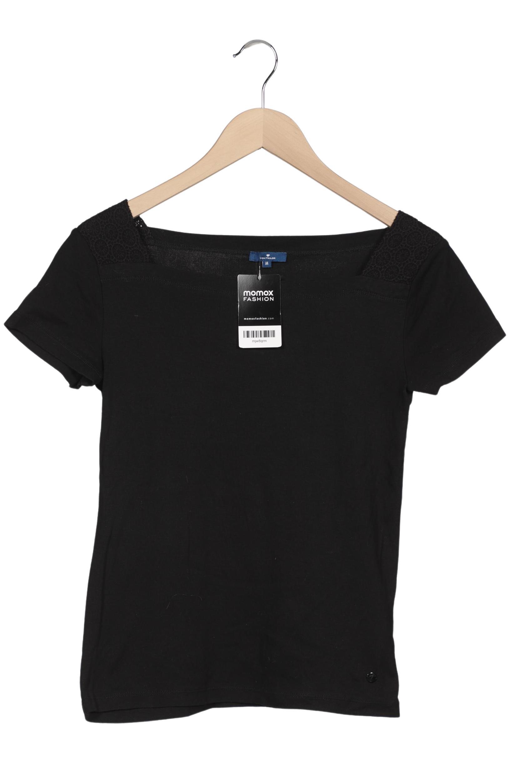 

Tom Tailor Damen T-Shirt, schwarz, Gr. 38