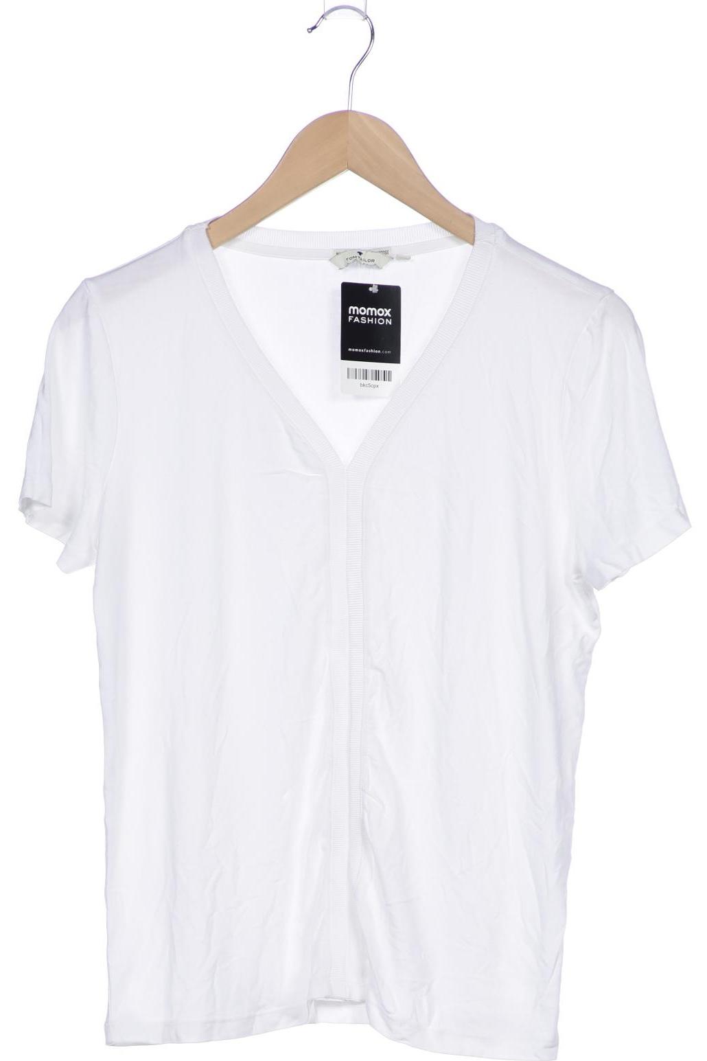 

Tom Tailor Damen T-Shirt, weiß, Gr. 38