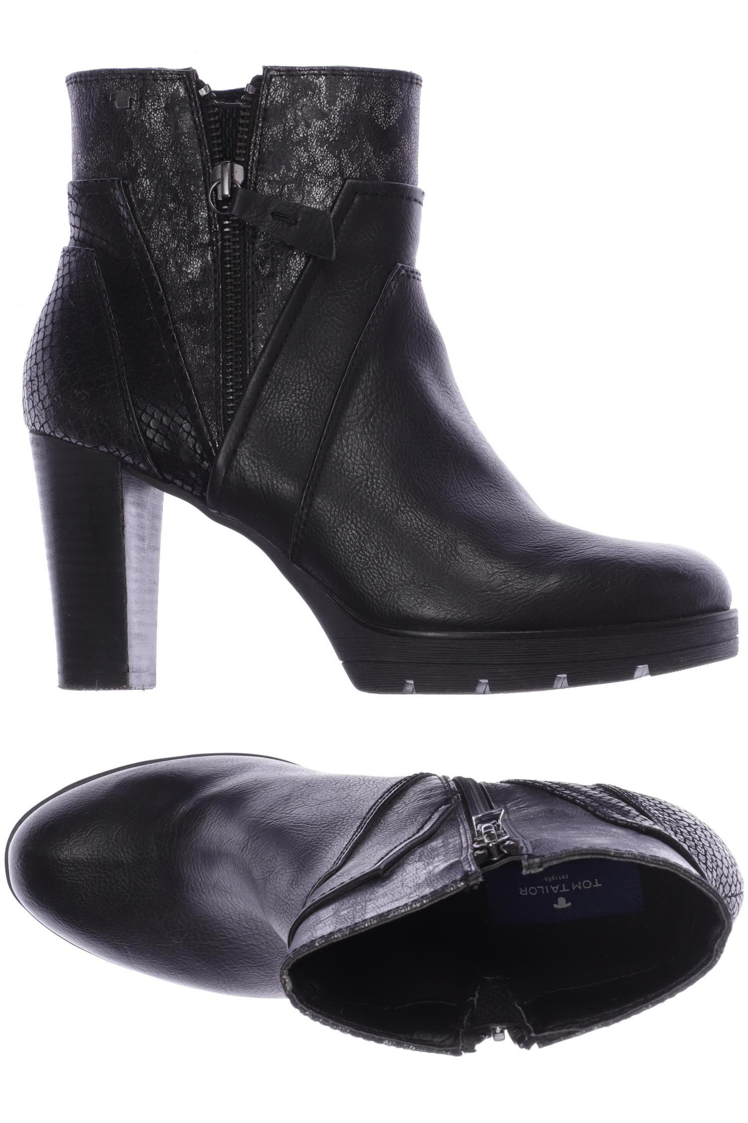 

Tom Tailor Damen Stiefelette, schwarz