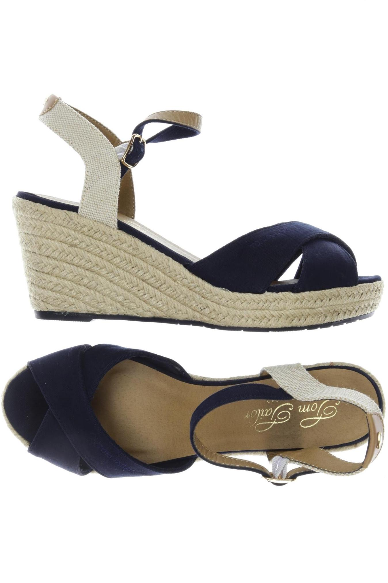

Tom Tailor Damen Sandale, marineblau, Gr. 40