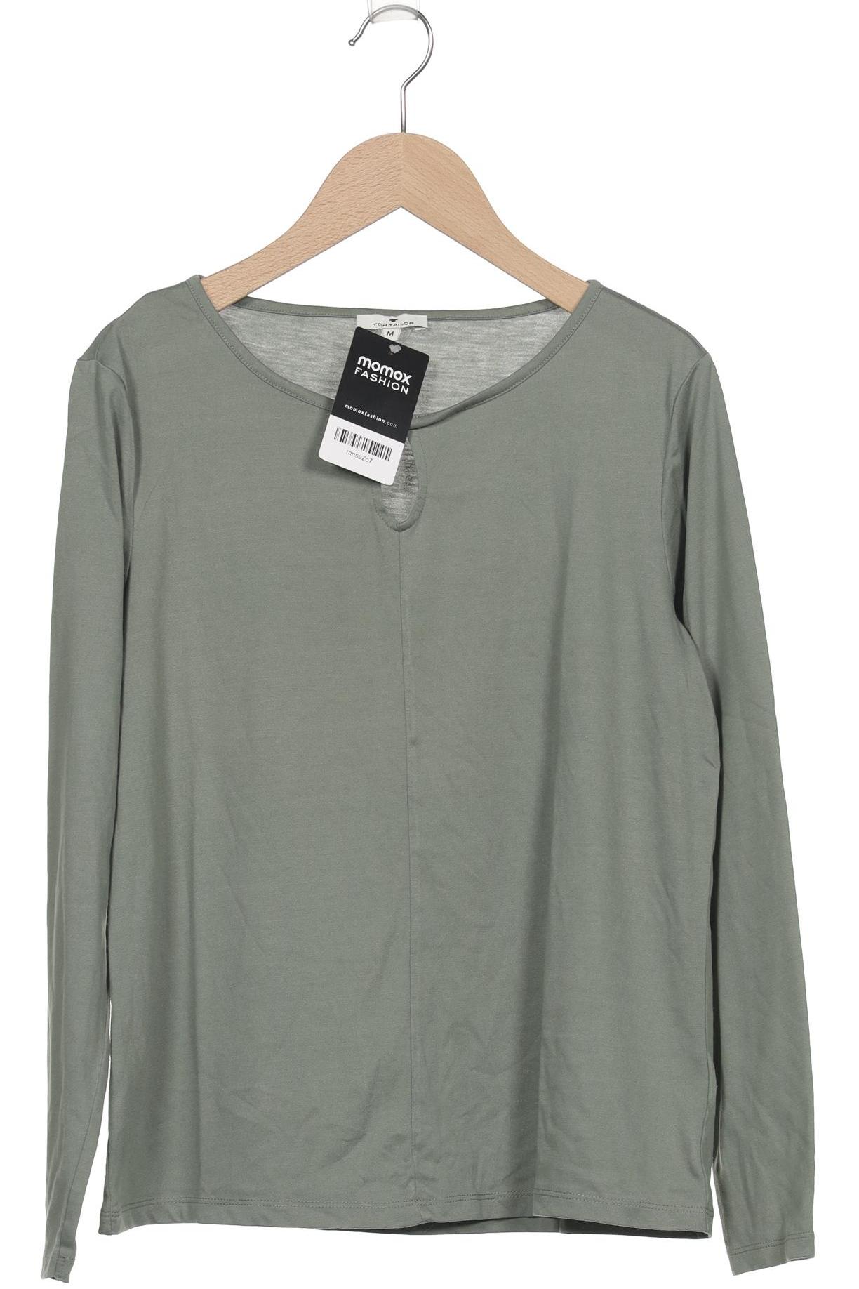 

Tom Tailor Damen Langarmshirt, grün, Gr. 38