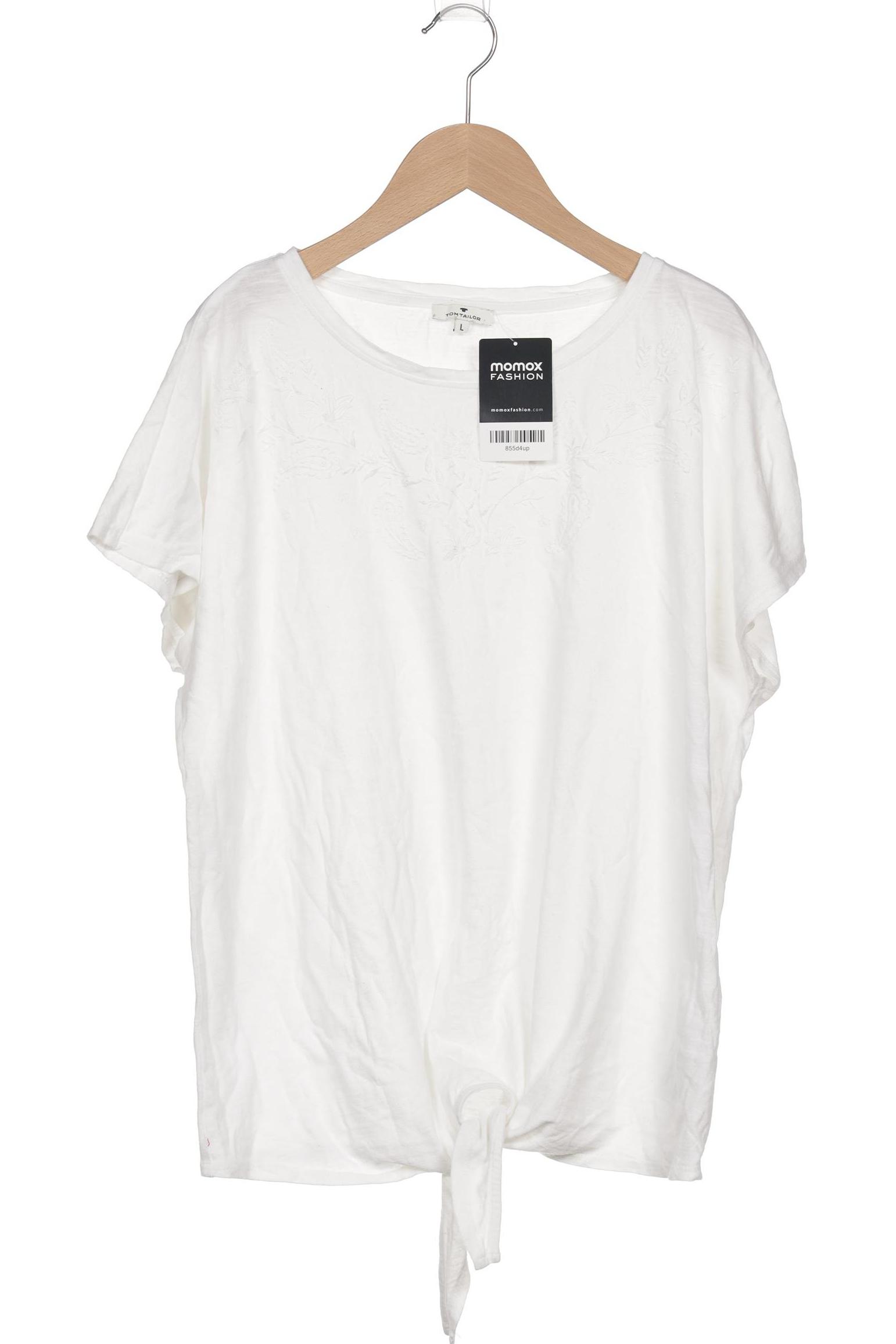 

Tom Tailor Damen T-Shirt, weiß, Gr. 42