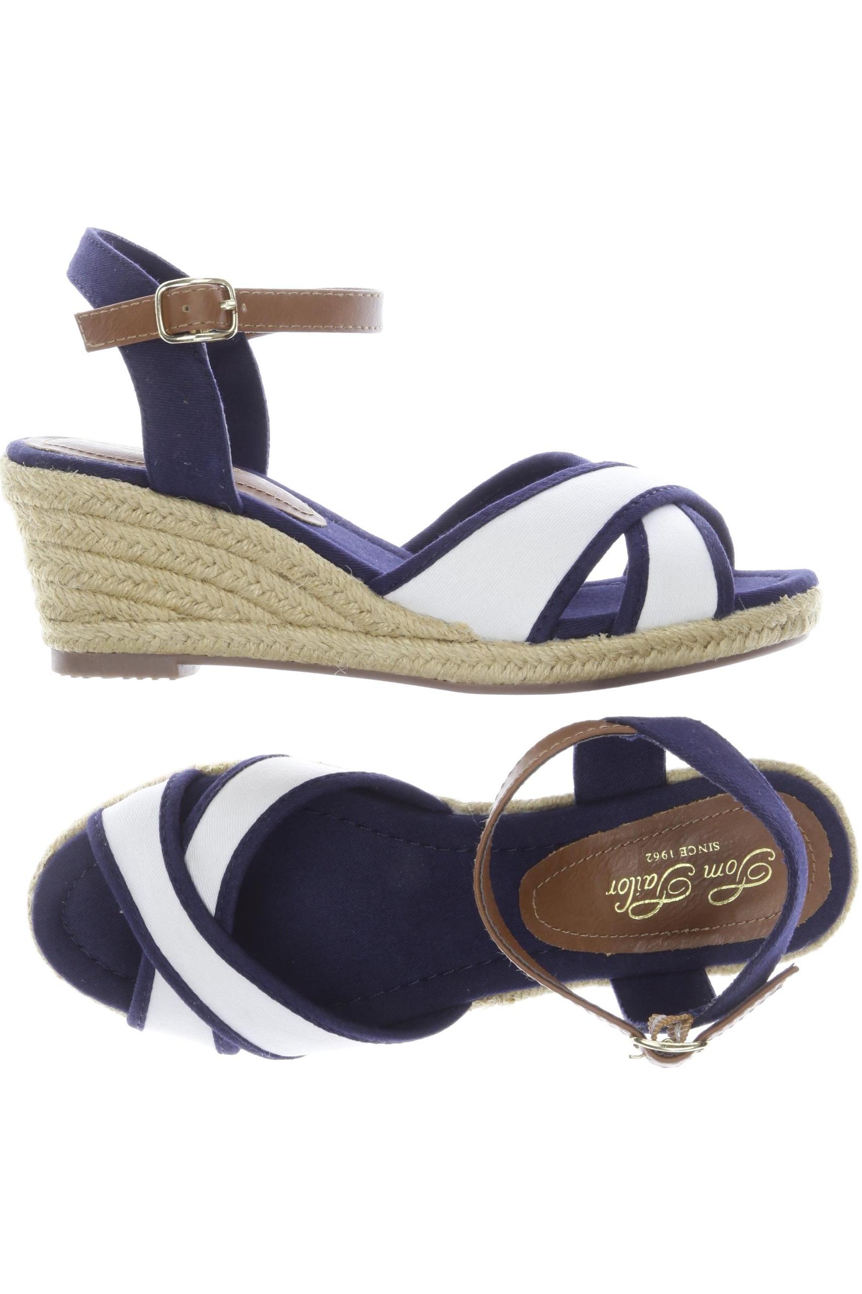 

Tom Tailor Damen Sandale, marineblau, Gr. 38