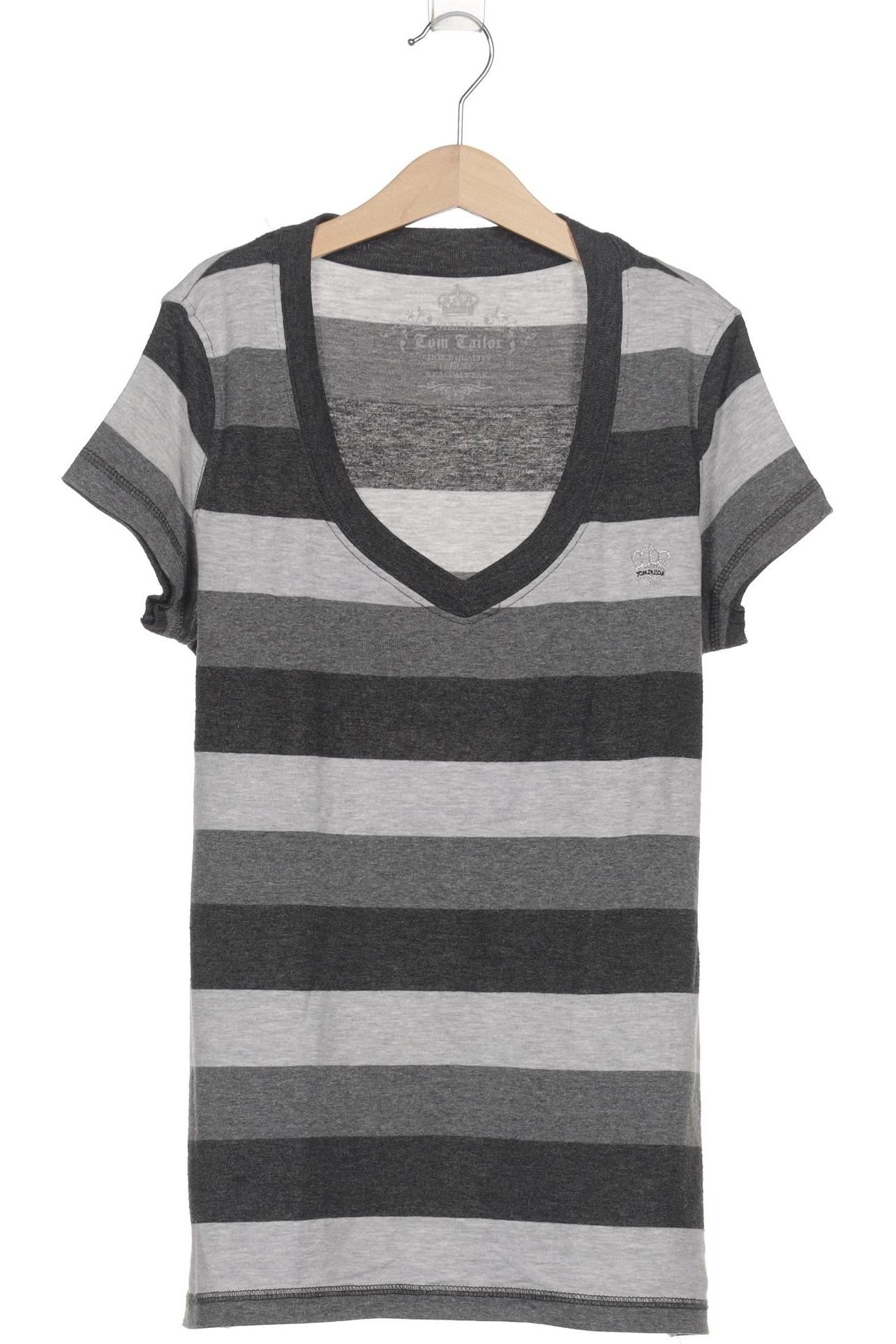 

Tom Tailor Damen T-Shirt, grau, Gr. 38