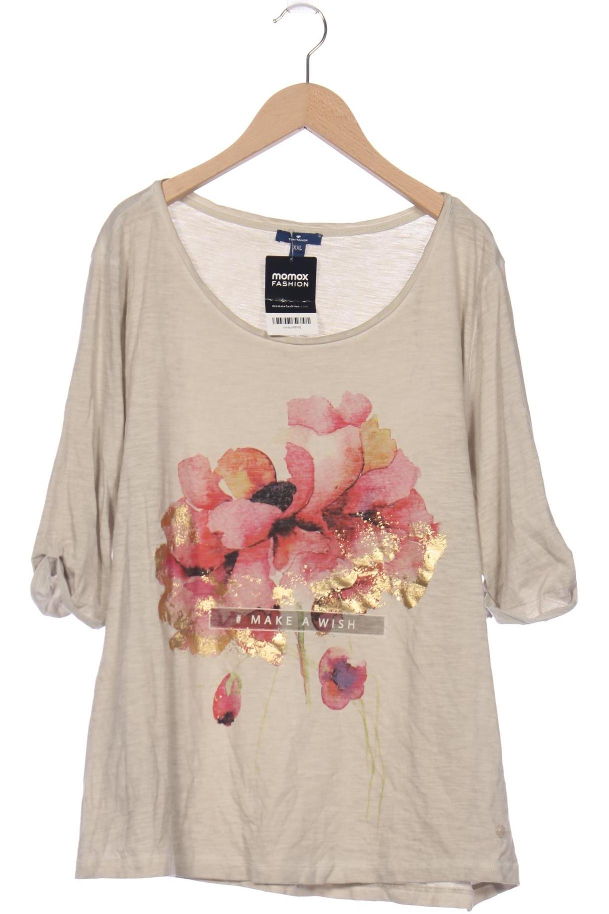 

Tom Tailor Damen T-Shirt, beige, Gr. 46