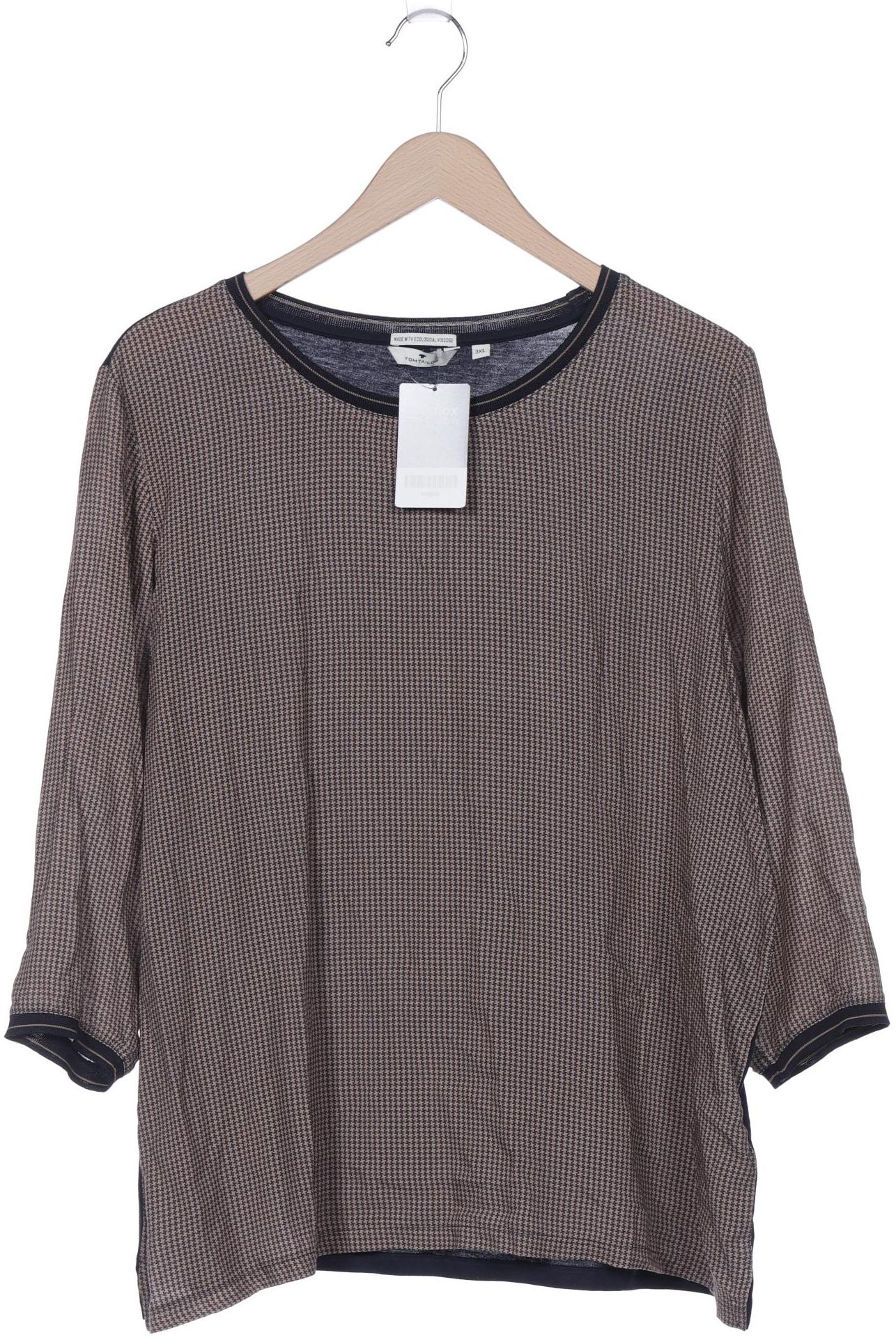 

Tom Tailor Damen Langarmshirt, braun, Gr. 48