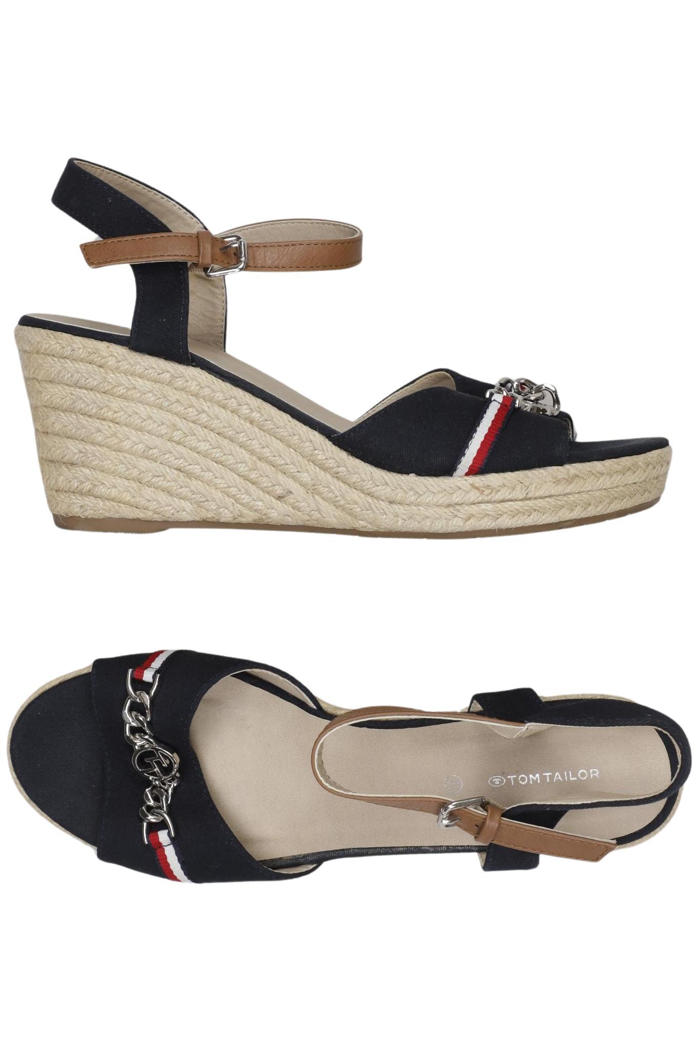 

Tom Tailor Damen Sandale, marineblau, Gr. 40