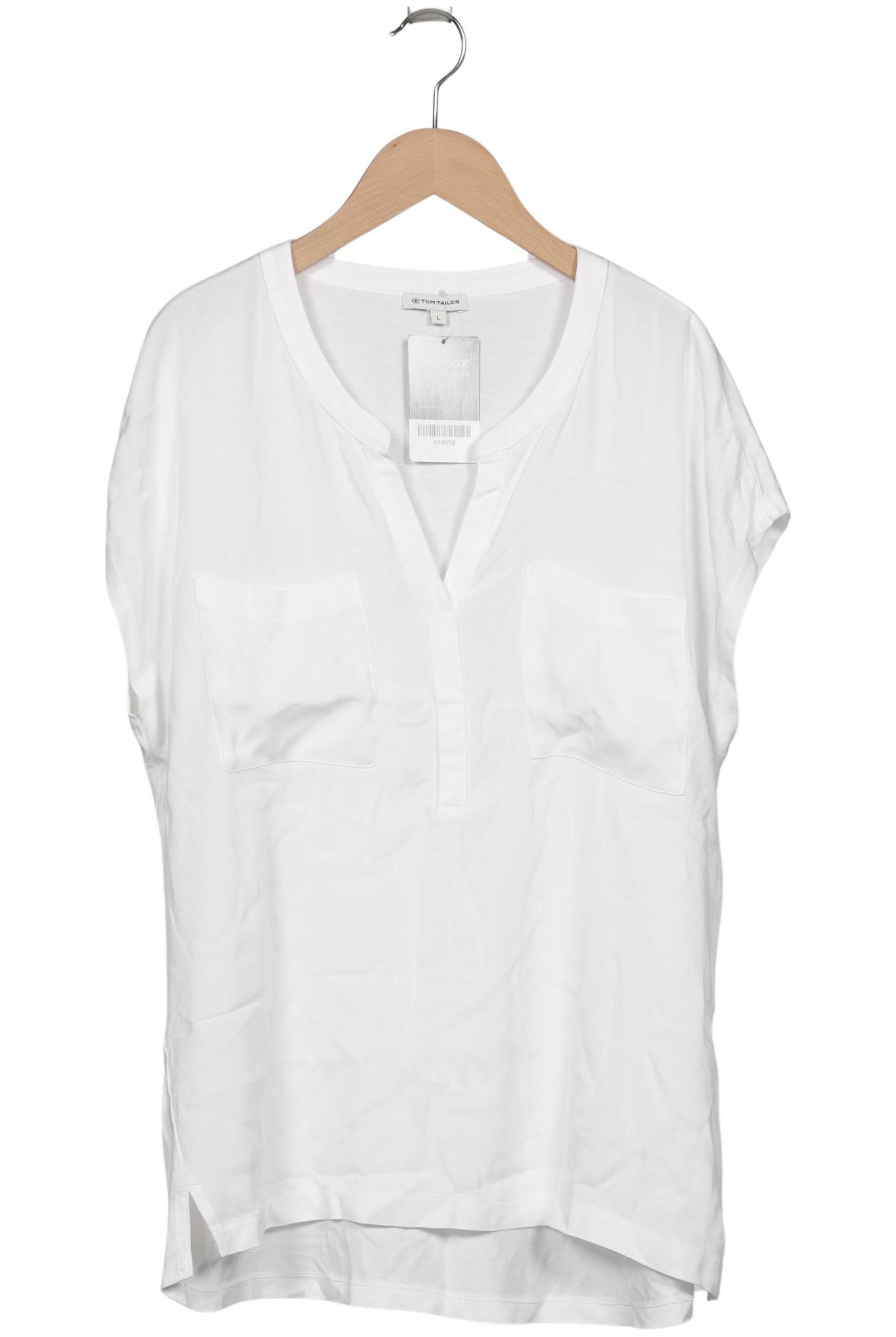 

Tom Tailor Damen T-Shirt, weiß, Gr. 42