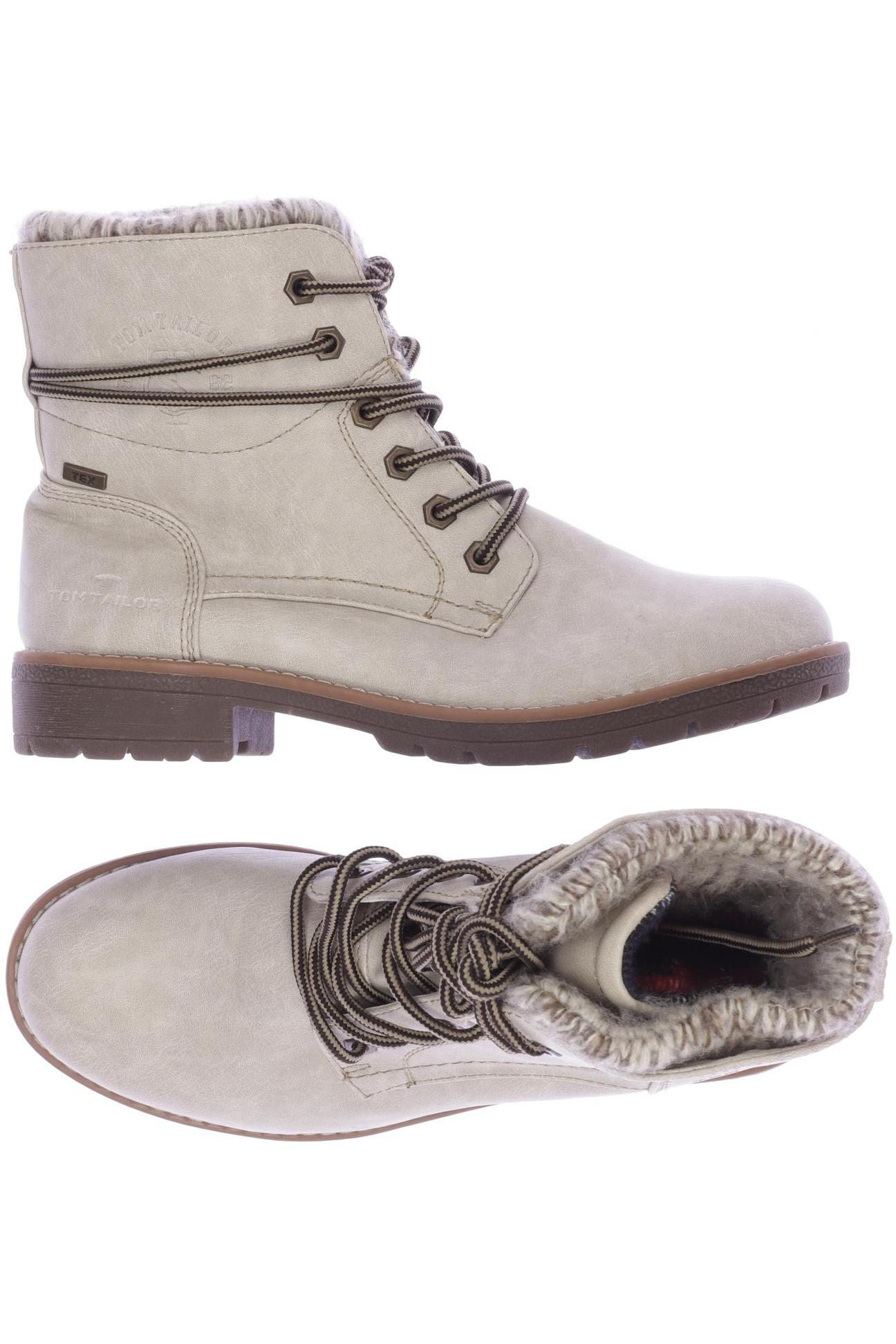 

Tom Tailor Damen Stiefelette, beige, Gr. 39