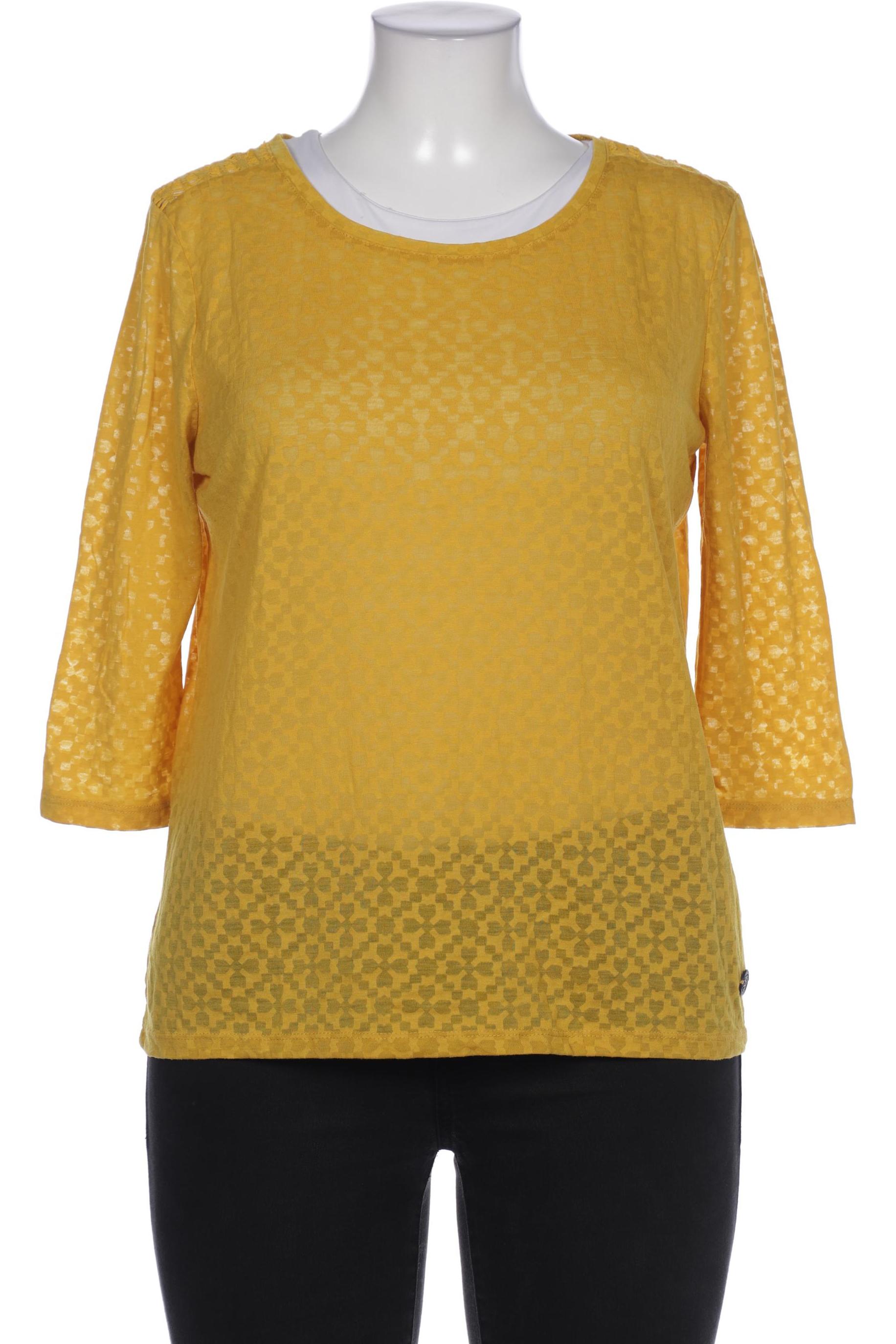 

Tom Tailor Damen Langarmshirt, gelb, Gr. 44