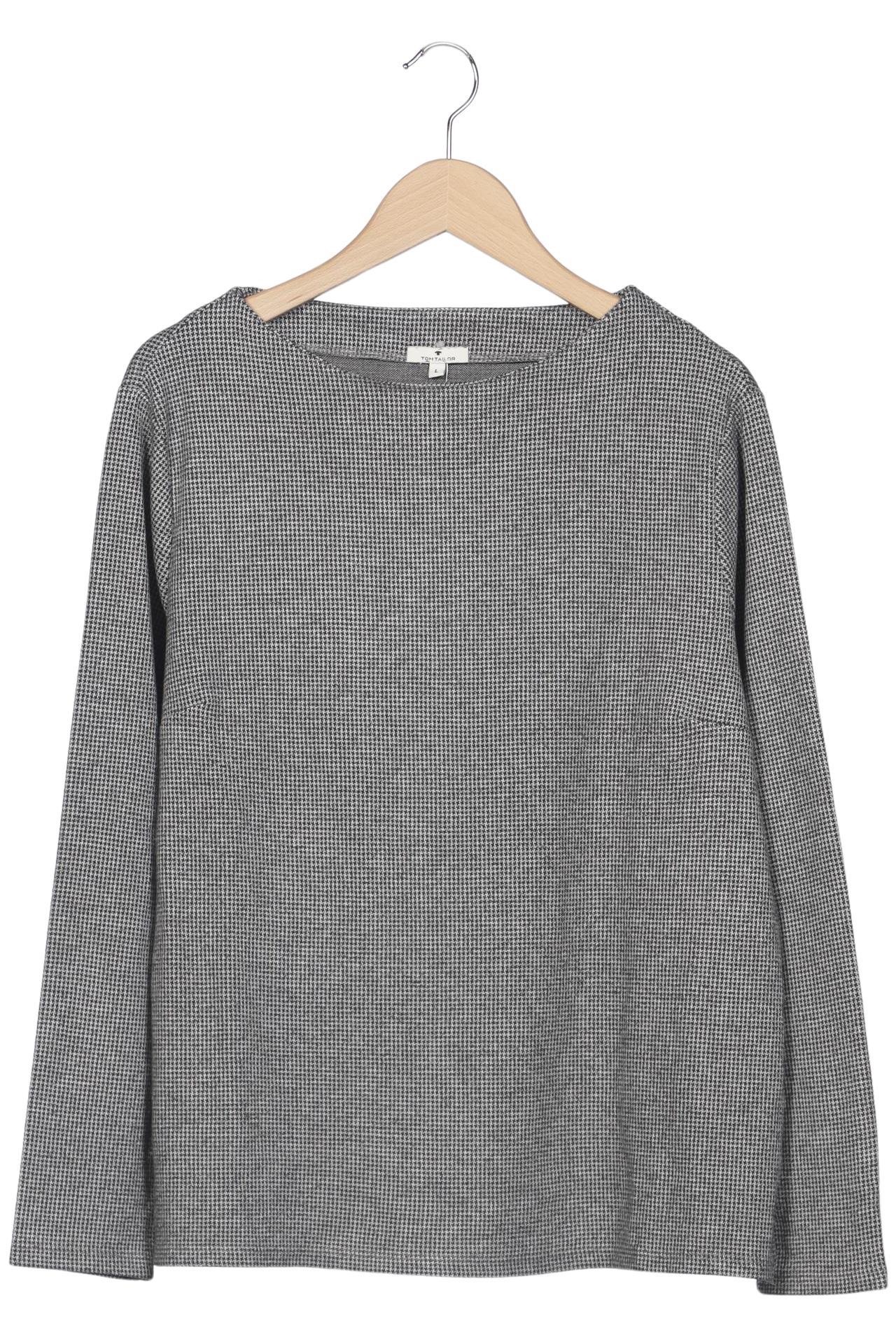 

Tom Tailor Damen Langarmshirt, grau, Gr. 42