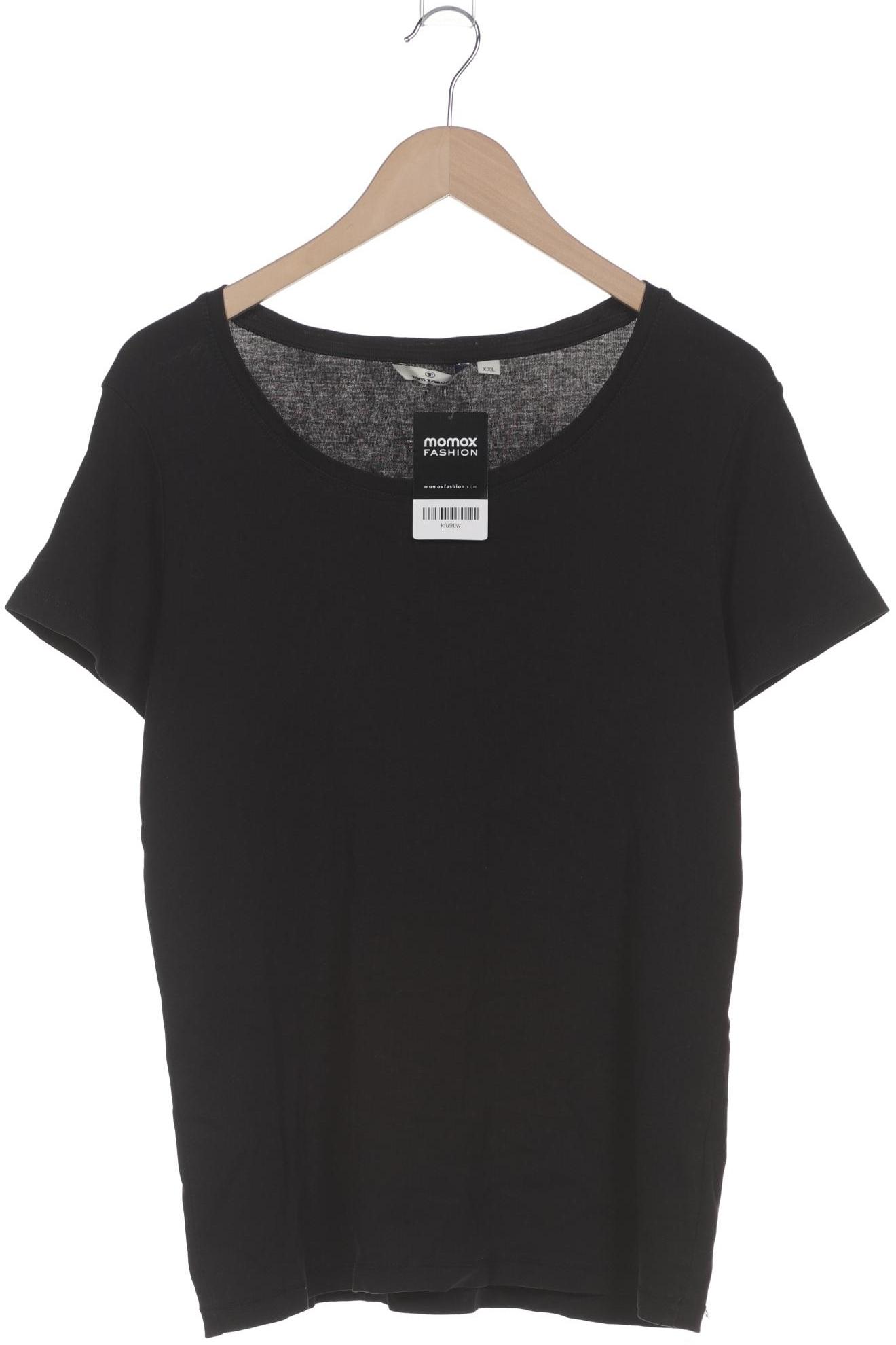 

Tom Tailor Damen T-Shirt, schwarz, Gr. 46