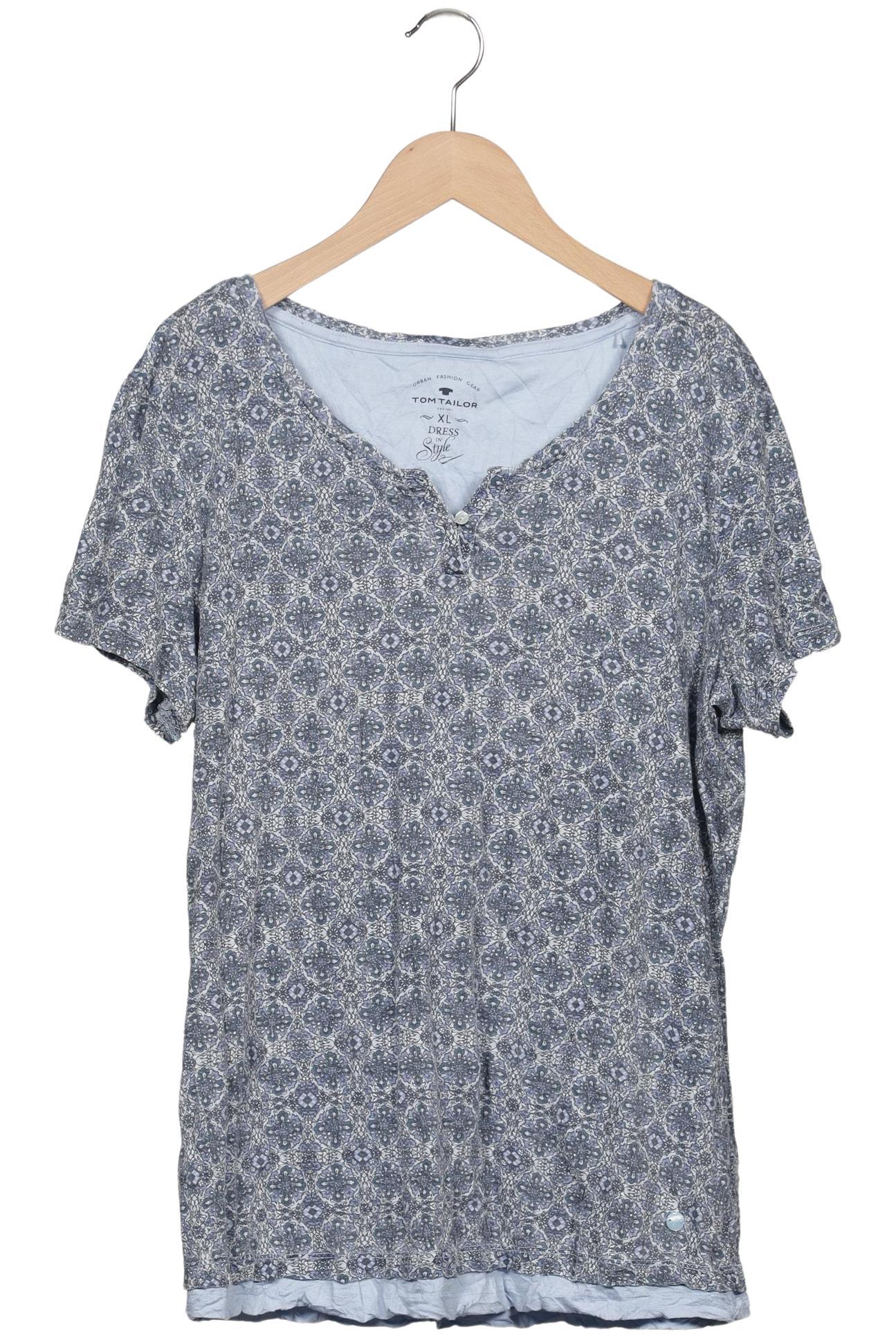 

Tom Tailor Damen T-Shirt, blau, Gr. 44