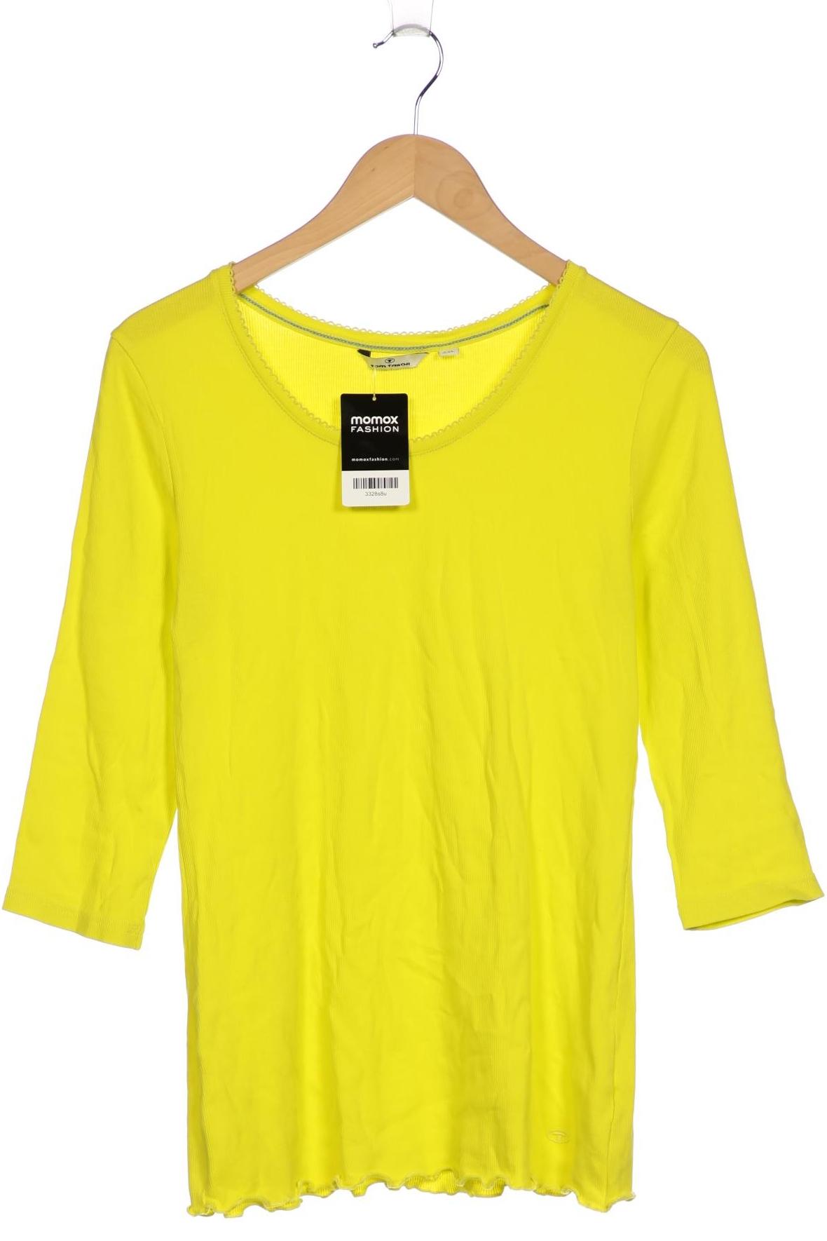 

Tom Tailor Damen Langarmshirt, gelb, Gr. 46