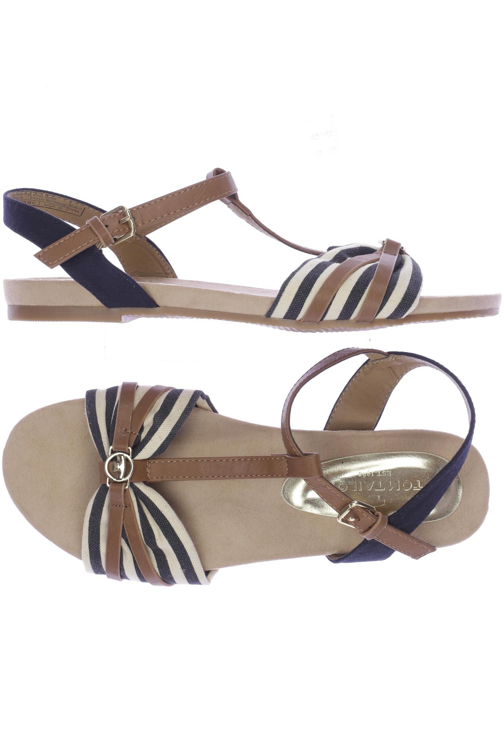 

Tom Tailor Damen Sandale, beige, Gr. 41