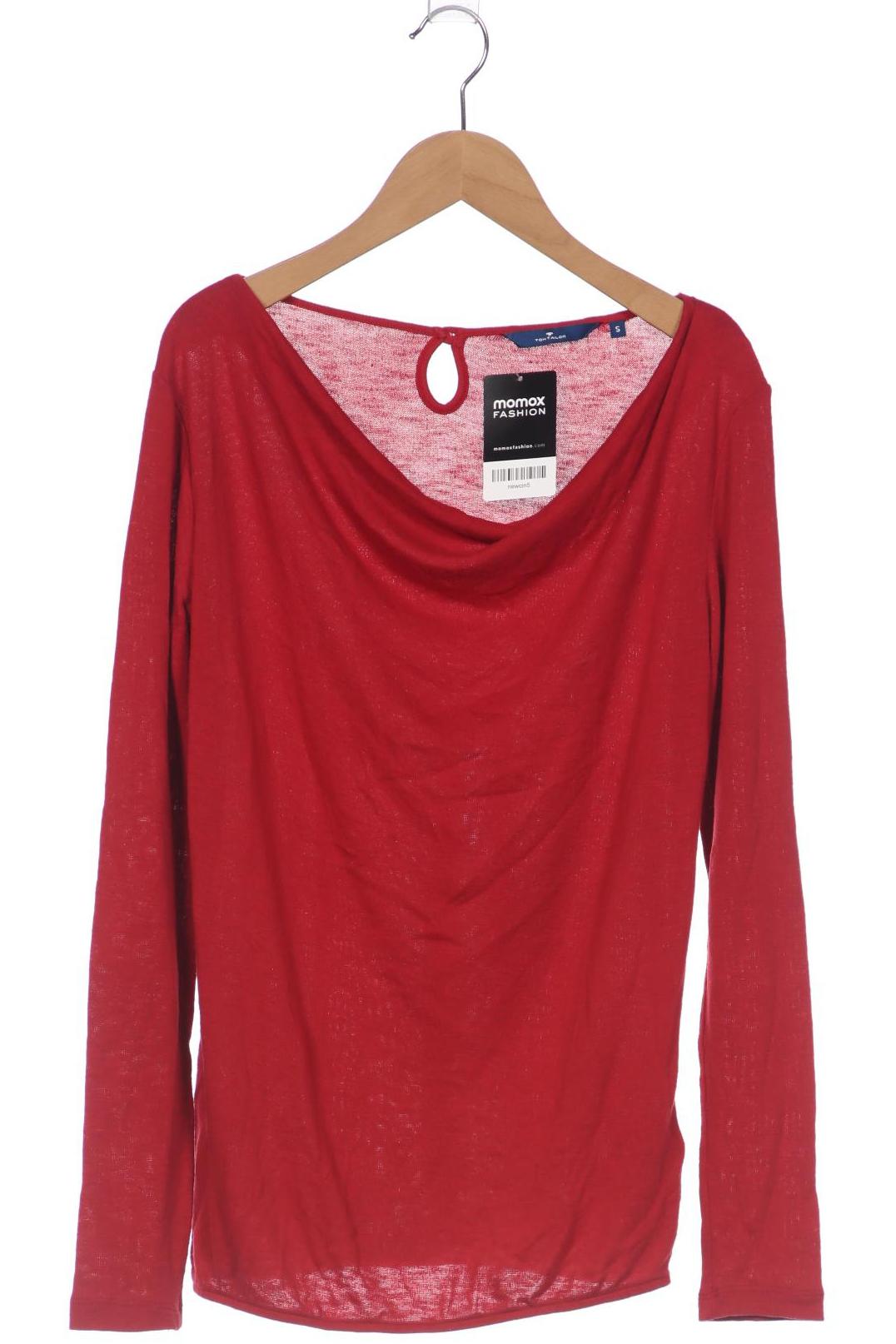 

Tom Tailor Damen Langarmshirt, rot, Gr. 36