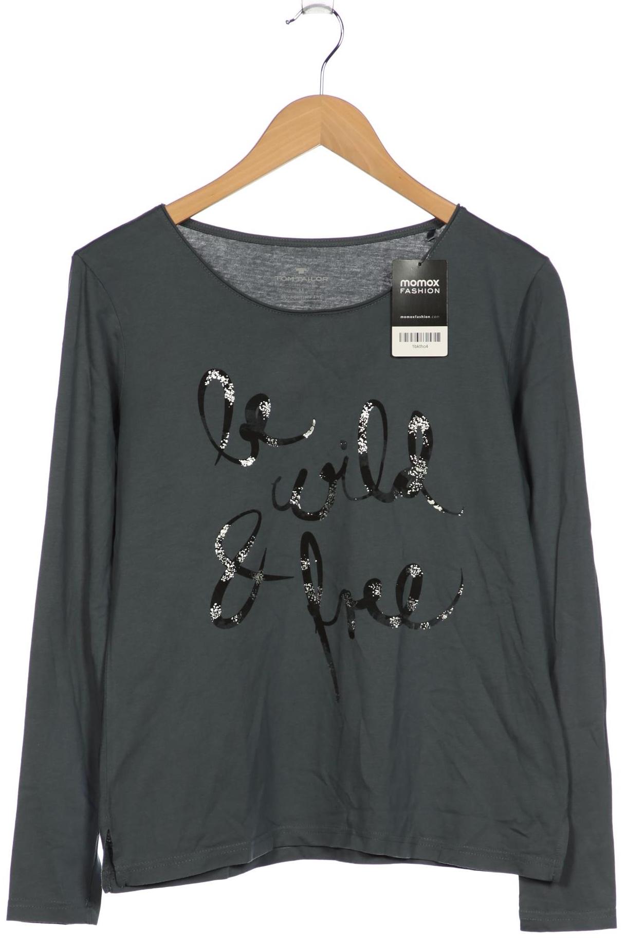 

Tom Tailor Damen Langarmshirt, türkis, Gr. 38