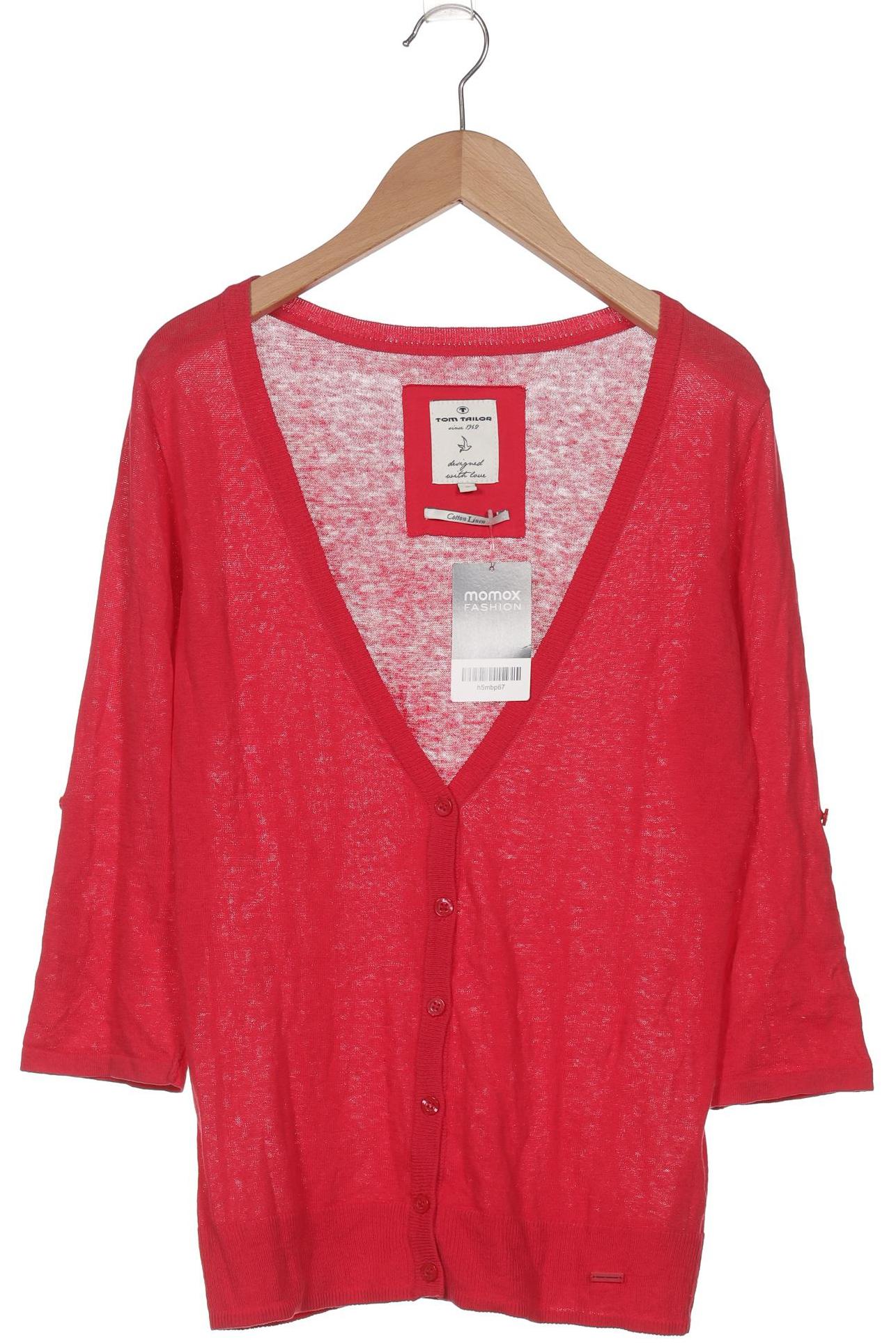 

Tom Tailor Damen Strickjacke, rot, Gr. 36