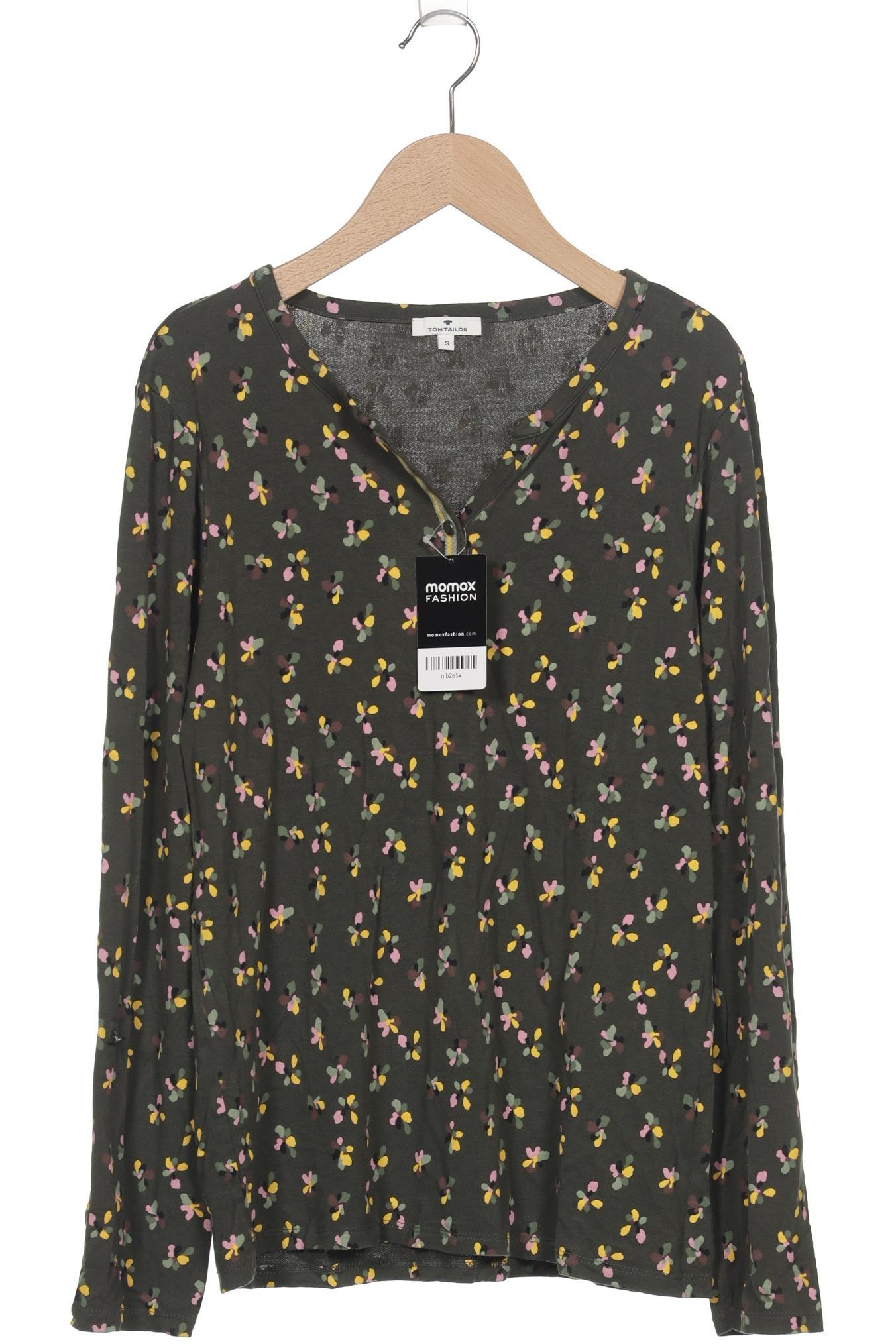 

Tom Tailor Damen Langarmshirt, grün, Gr. 36