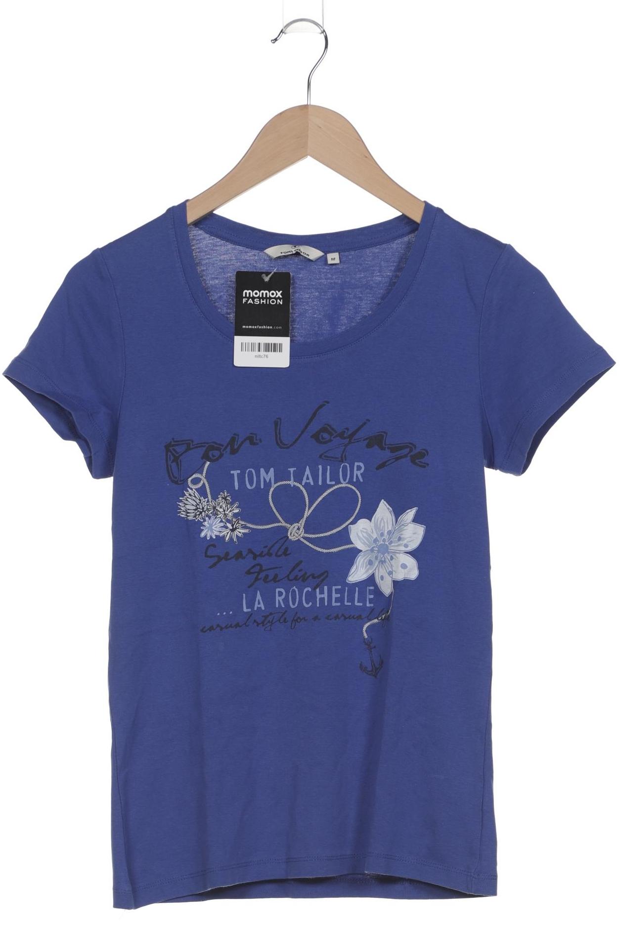 

Tom Tailor Damen T-Shirt, blau, Gr. 38