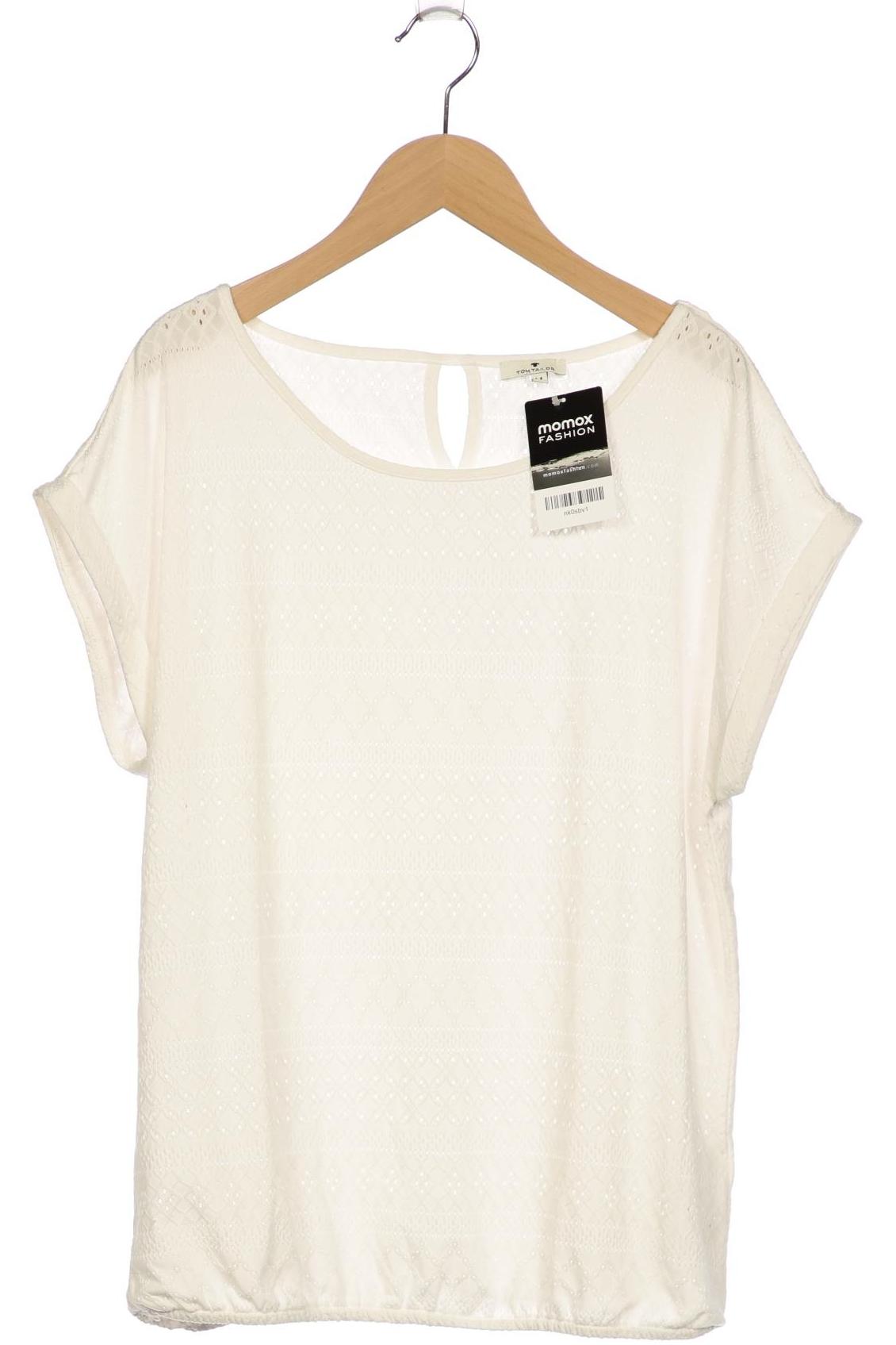 

Tom Tailor Damen T-Shirt, weiß, Gr. 38