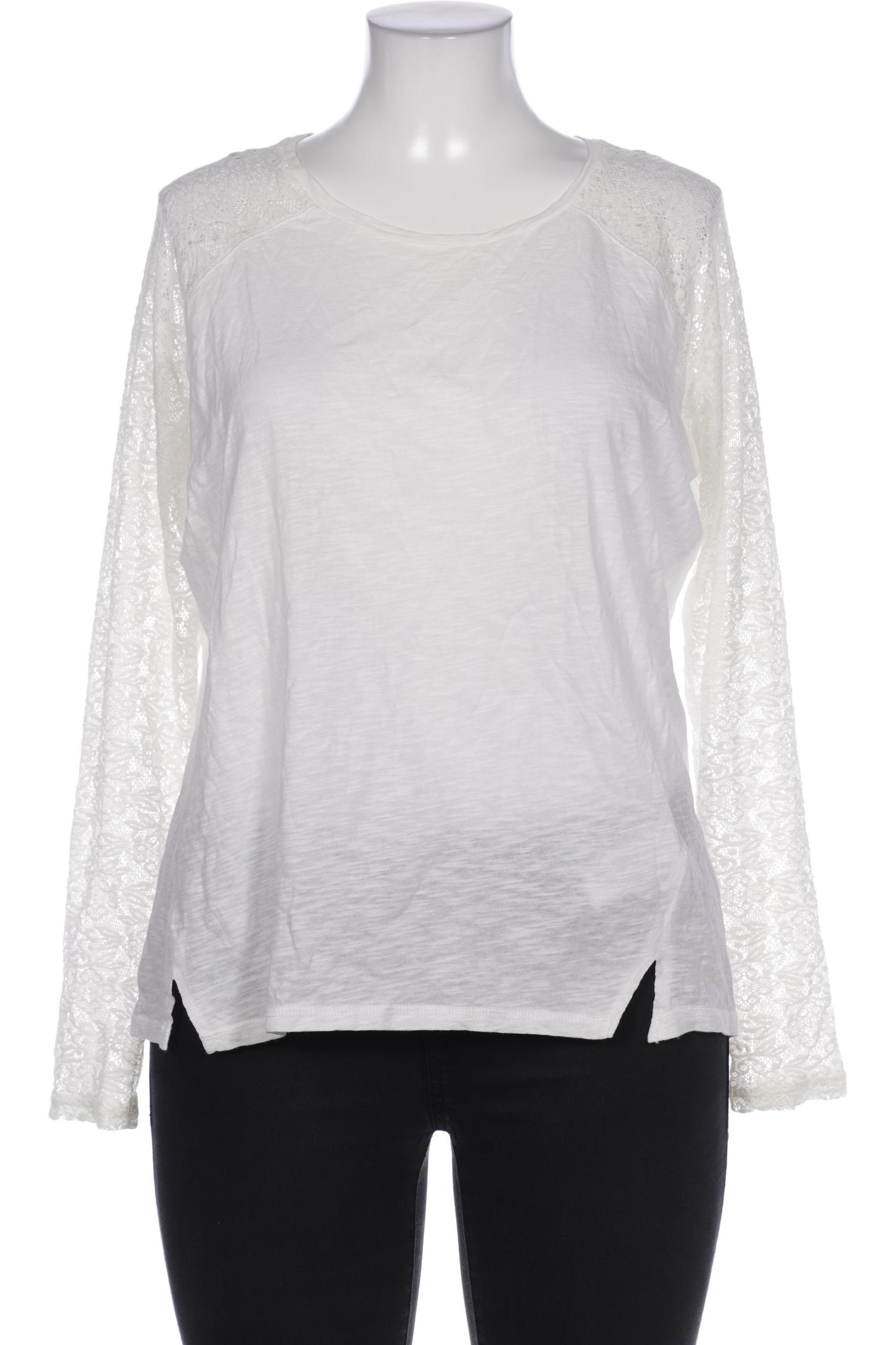 

Tom Tailor Damen Langarmshirt, weiß, Gr. 46