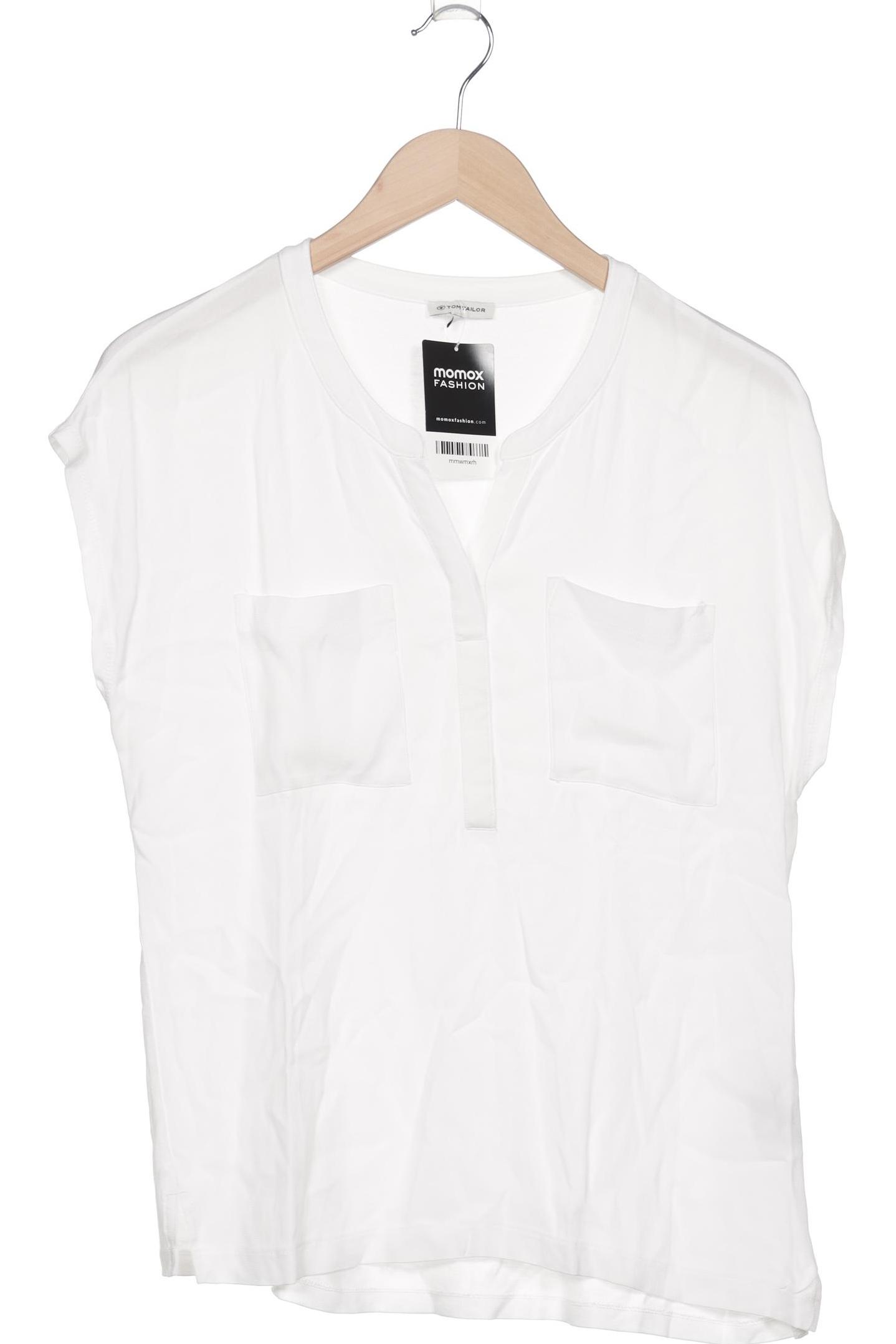 

Tom Tailor Damen T-Shirt, weiß, Gr. 36