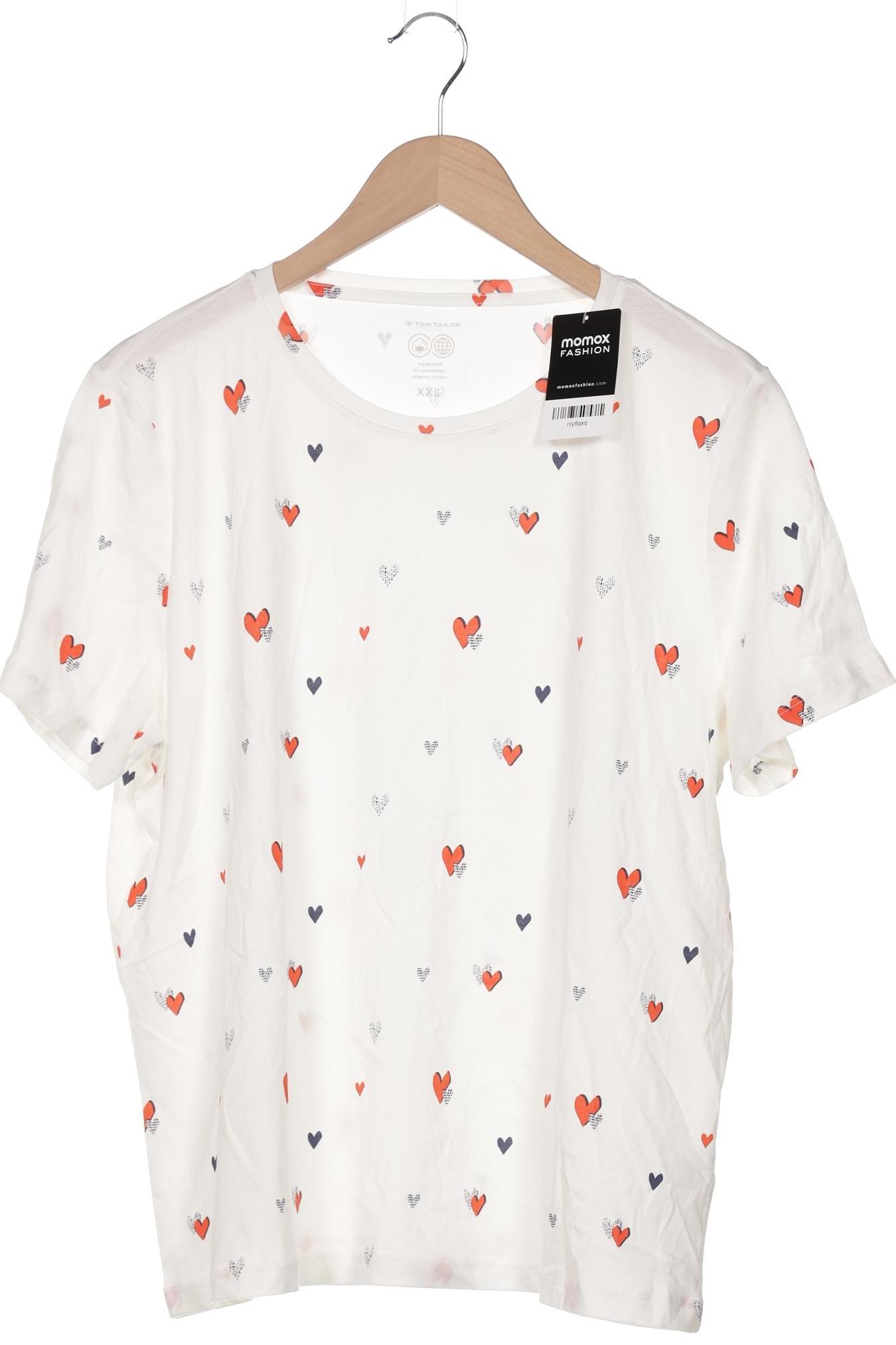 

Tom Tailor Damen T-Shirt, weiß, Gr. 46