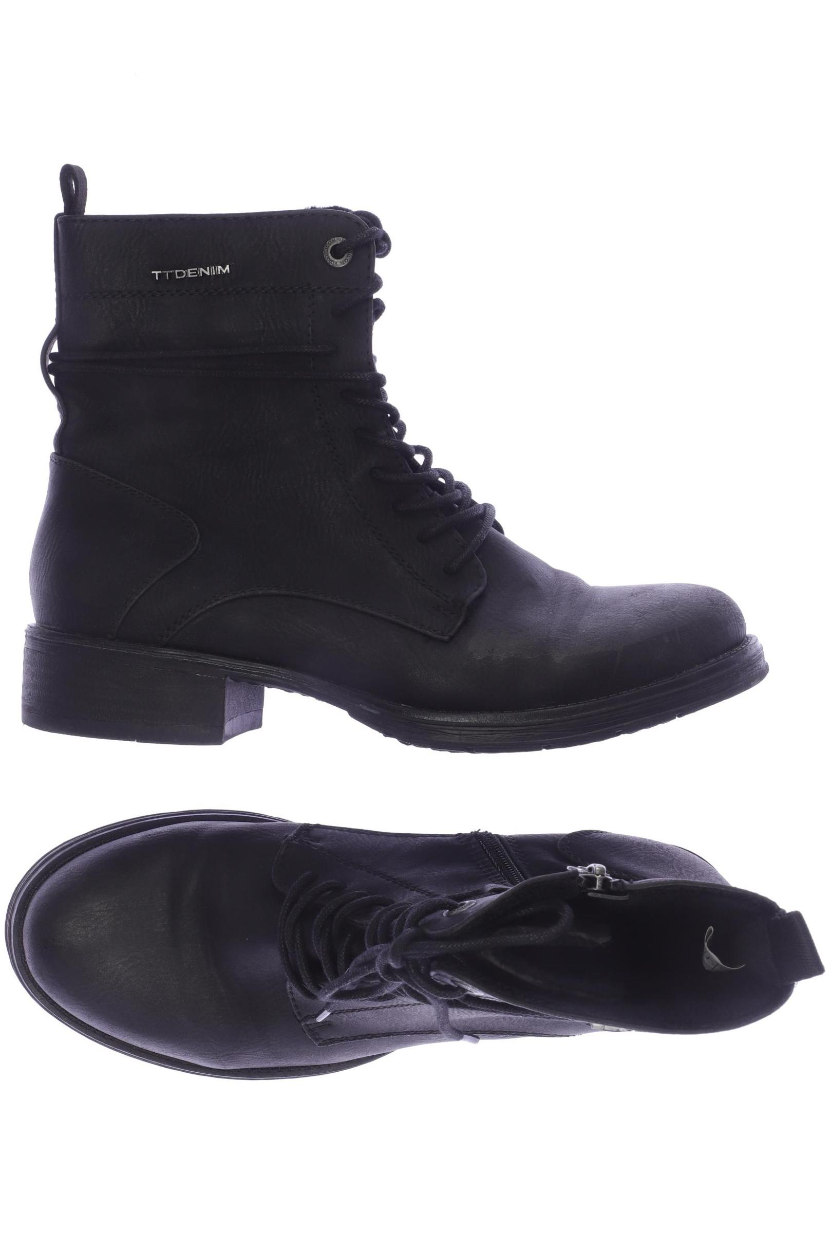 

Tom Tailor Damen Stiefelette, schwarz