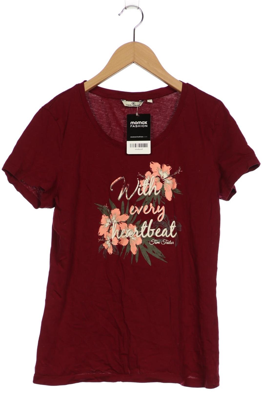 

Tom Tailor Damen T-Shirt, bordeaux, Gr. 42