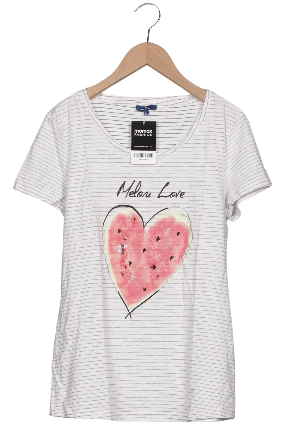 

Tom Tailor Damen T-Shirt, weiß, Gr. 42