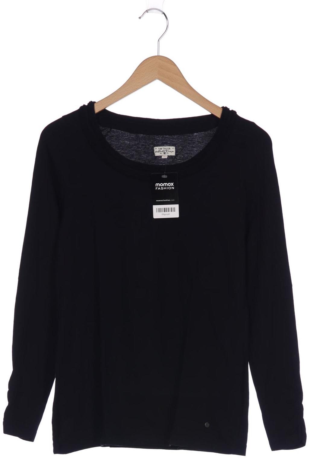 

Tom Tailor Damen Langarmshirt, schwarz, Gr. 42