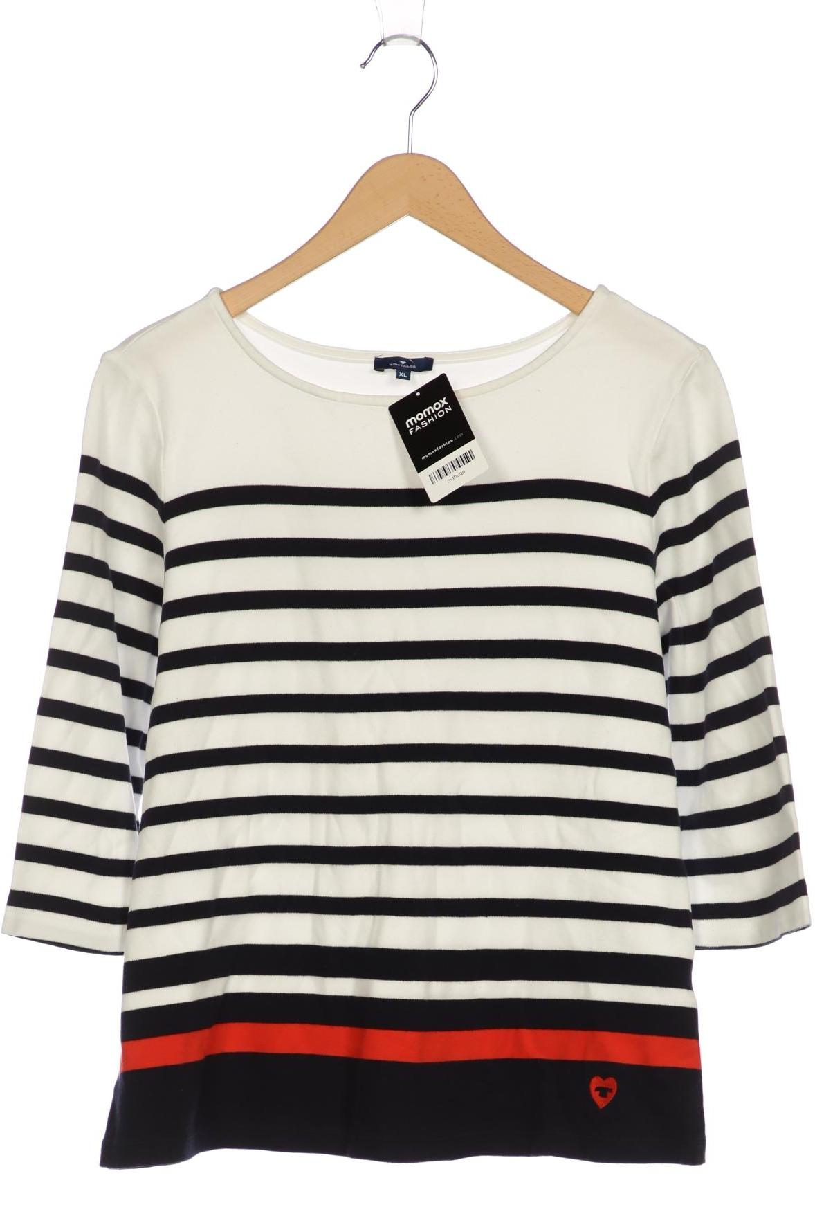 

Tom Tailor Damen Langarmshirt, weiß, Gr. 44