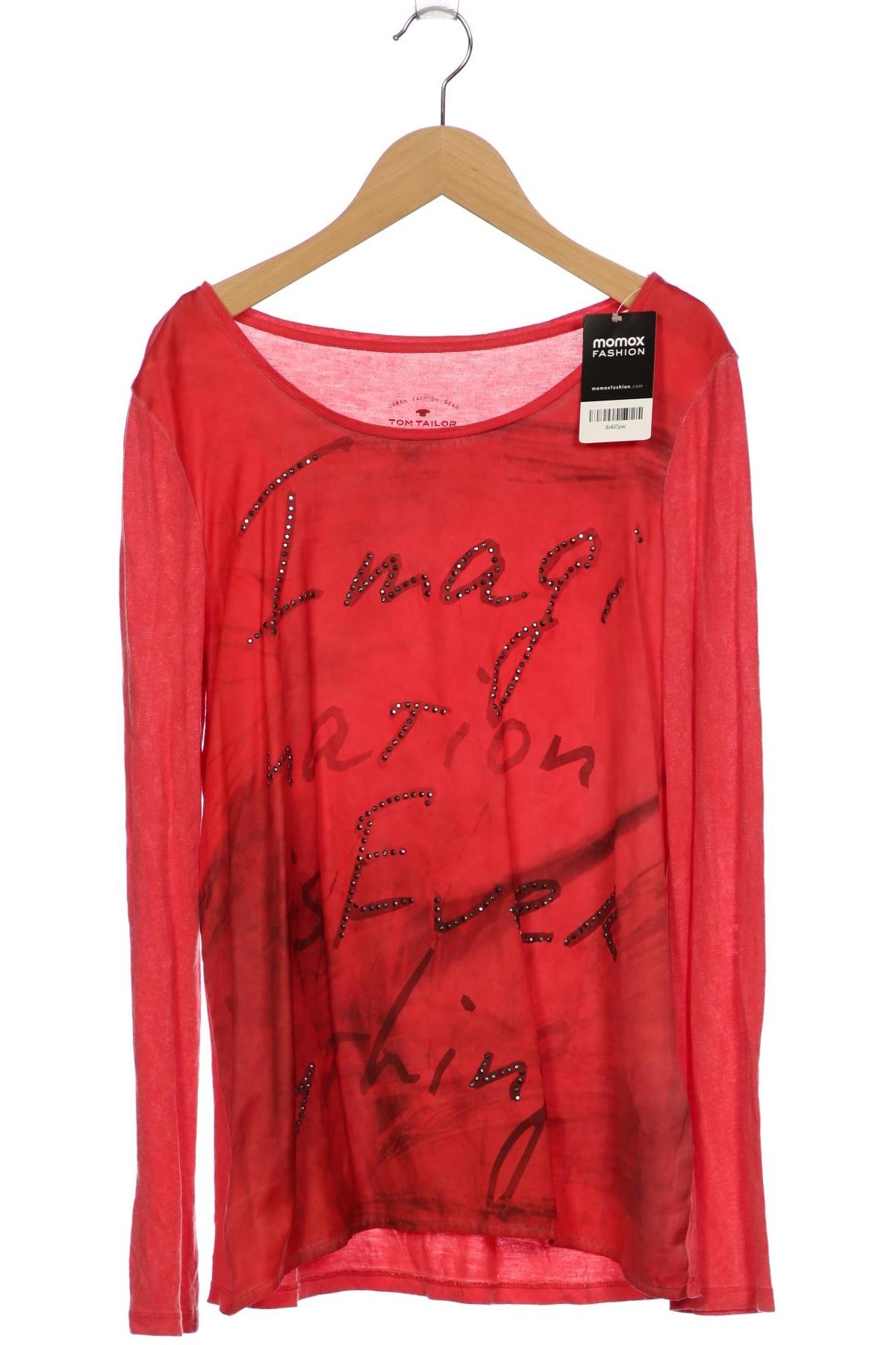 

Tom Tailor Damen Langarmshirt, rot, Gr. 38